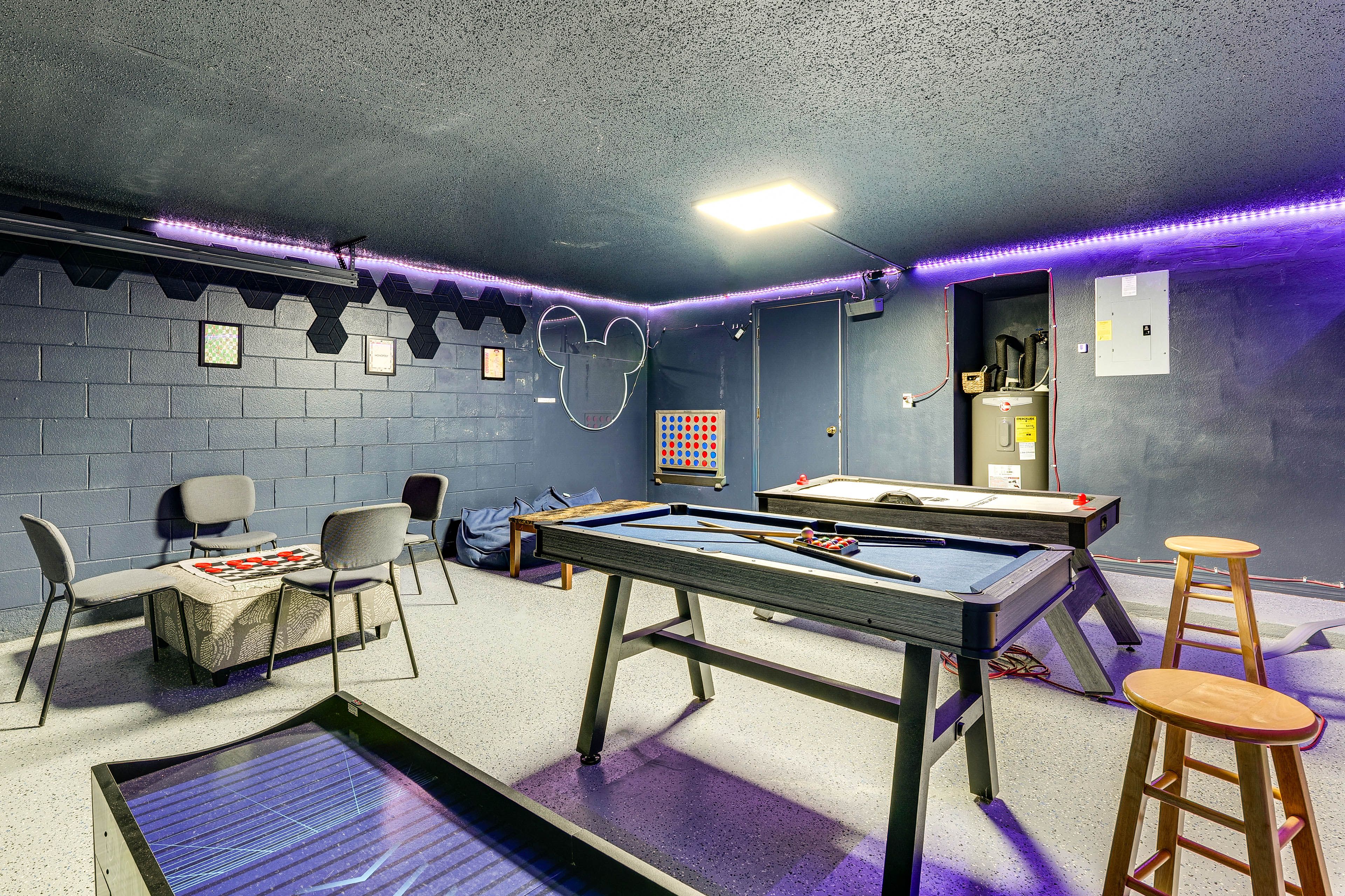 Game Room | Air Hockey Table | Pool Table