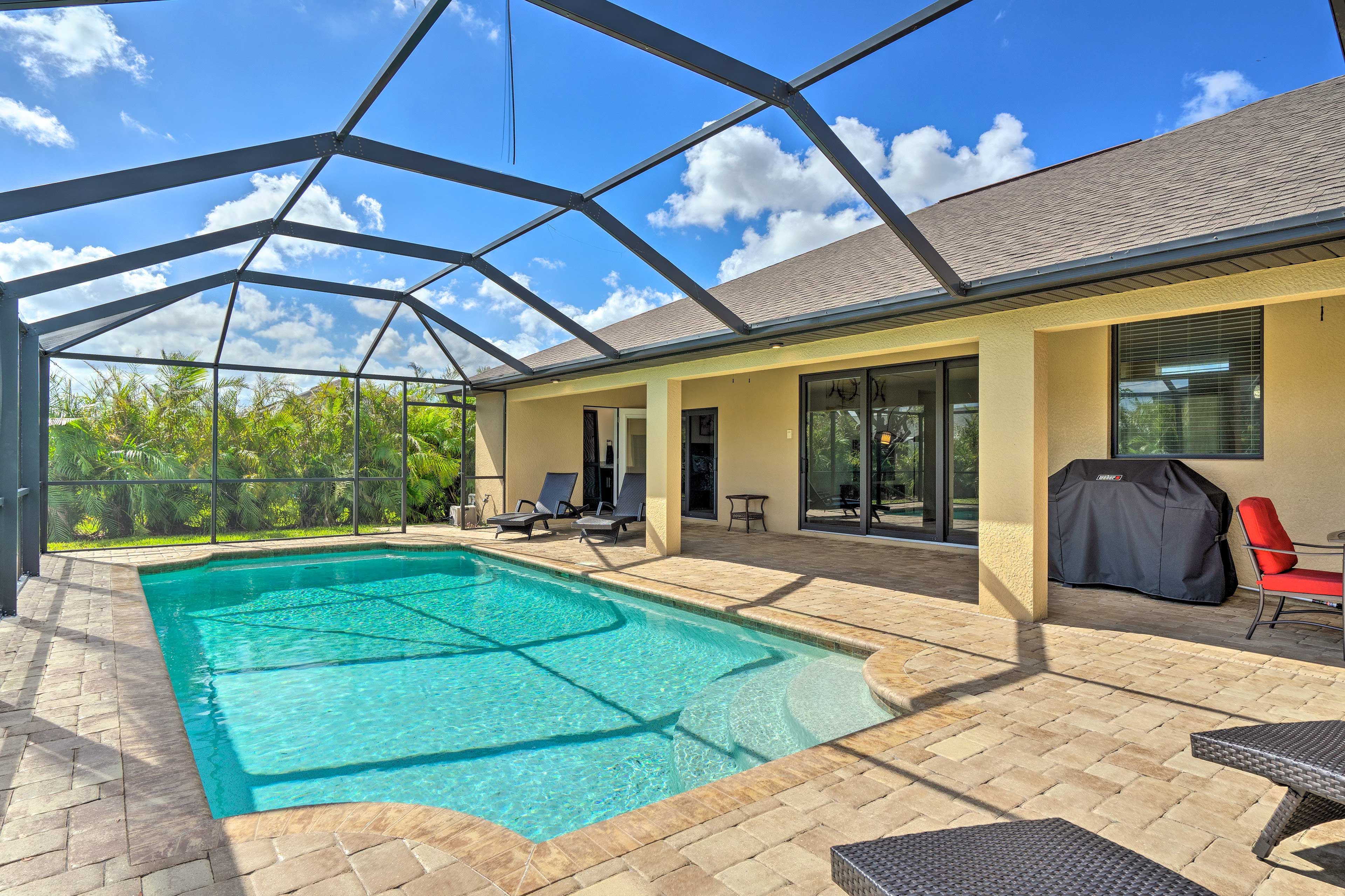 Cape Coral Vacation Rental | 3BR | 2.5BA | Step-Free Access | 2,031 Sq Ft