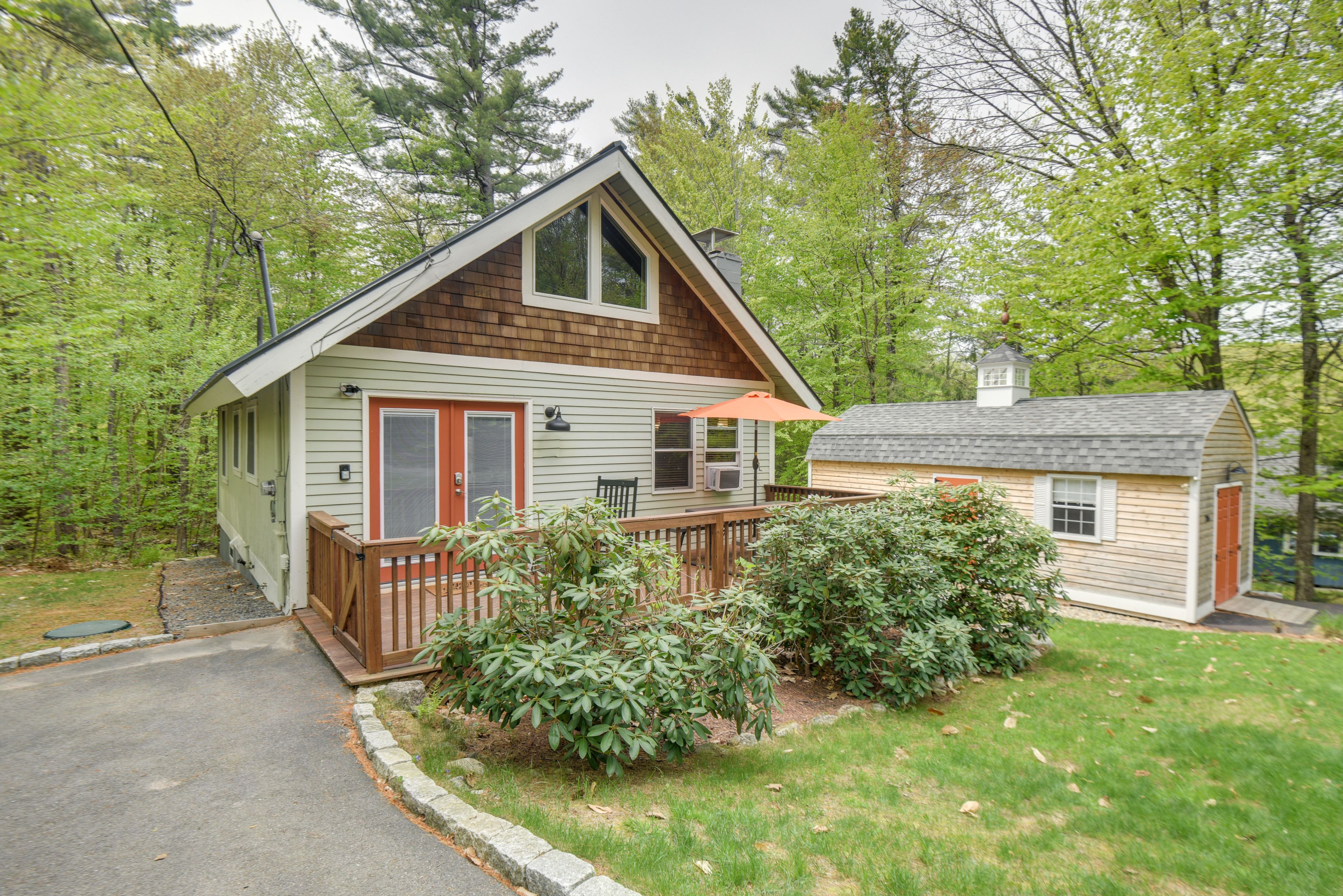 Exterior | Self Check-In | 5 Mi to Wolfeboro Abenaki Ski Area