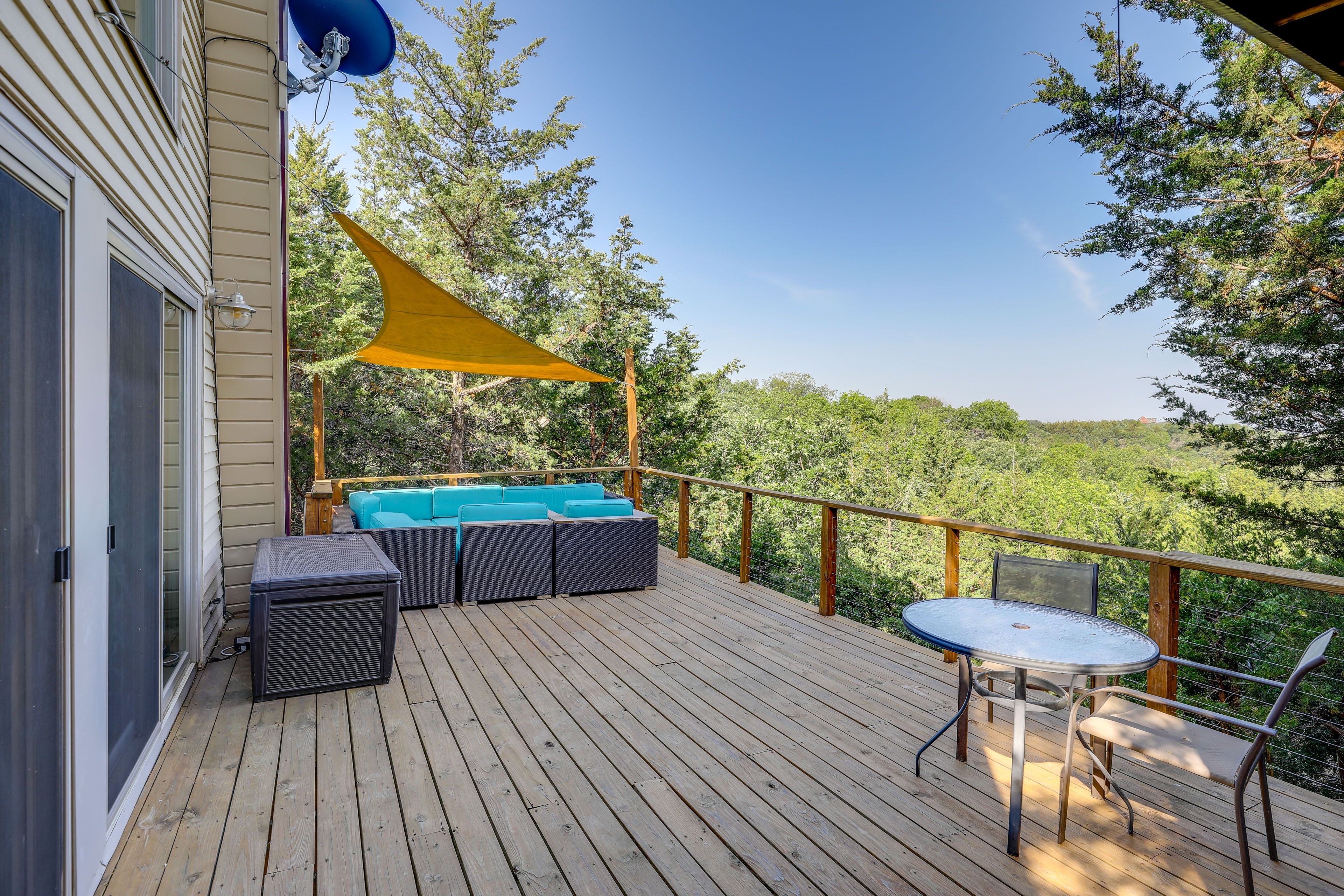 Deck w/ Seating | 2nd Floor | Covered Grilling Station | Gas Grill