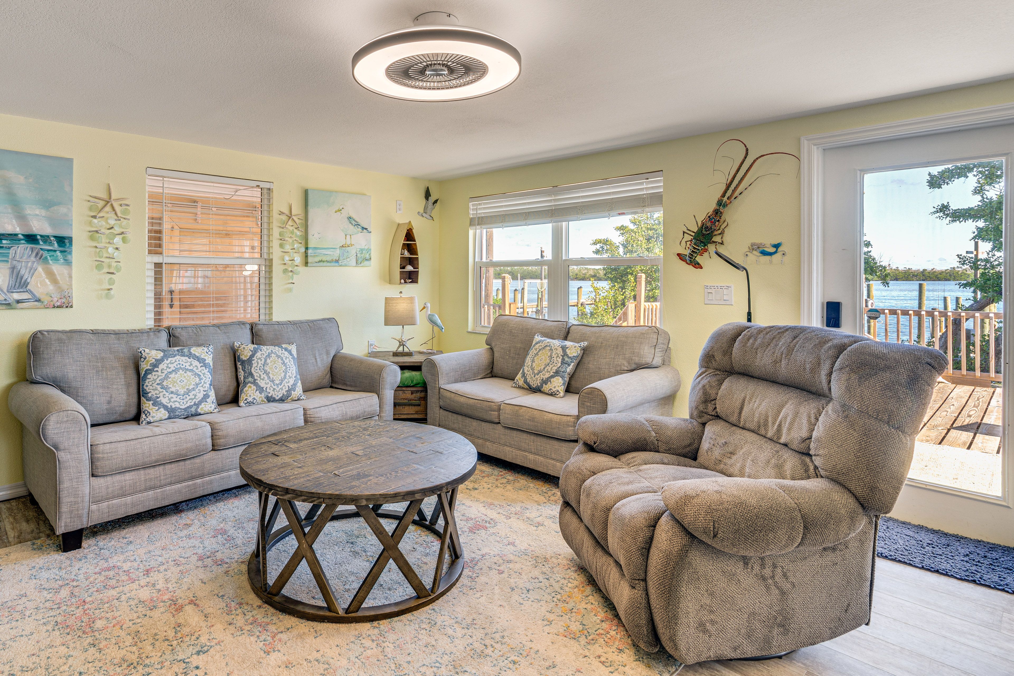 Living Room | Full Sleeper Sofa | Central A/C