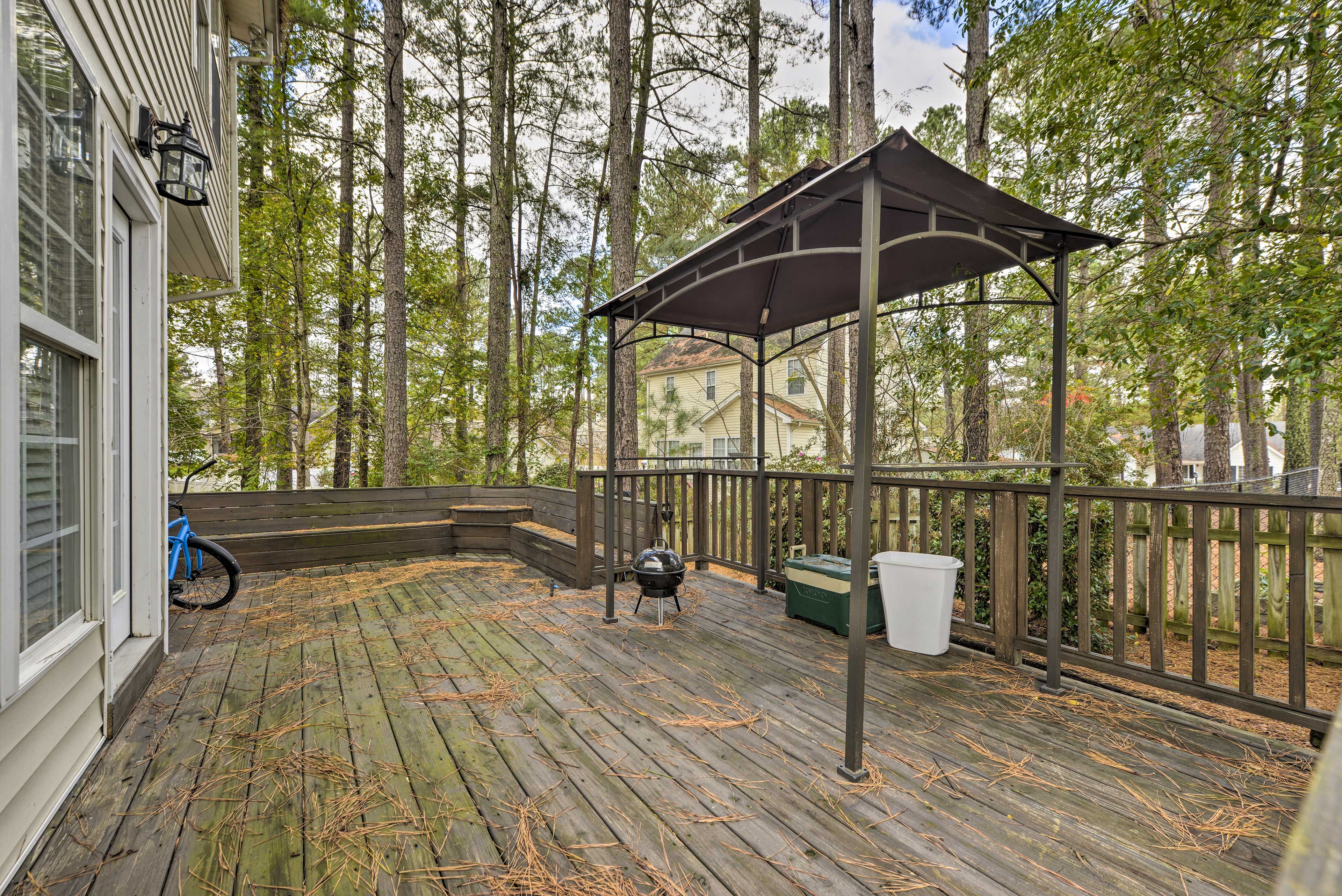 Patio | Charcoal Grill | Sitting Area