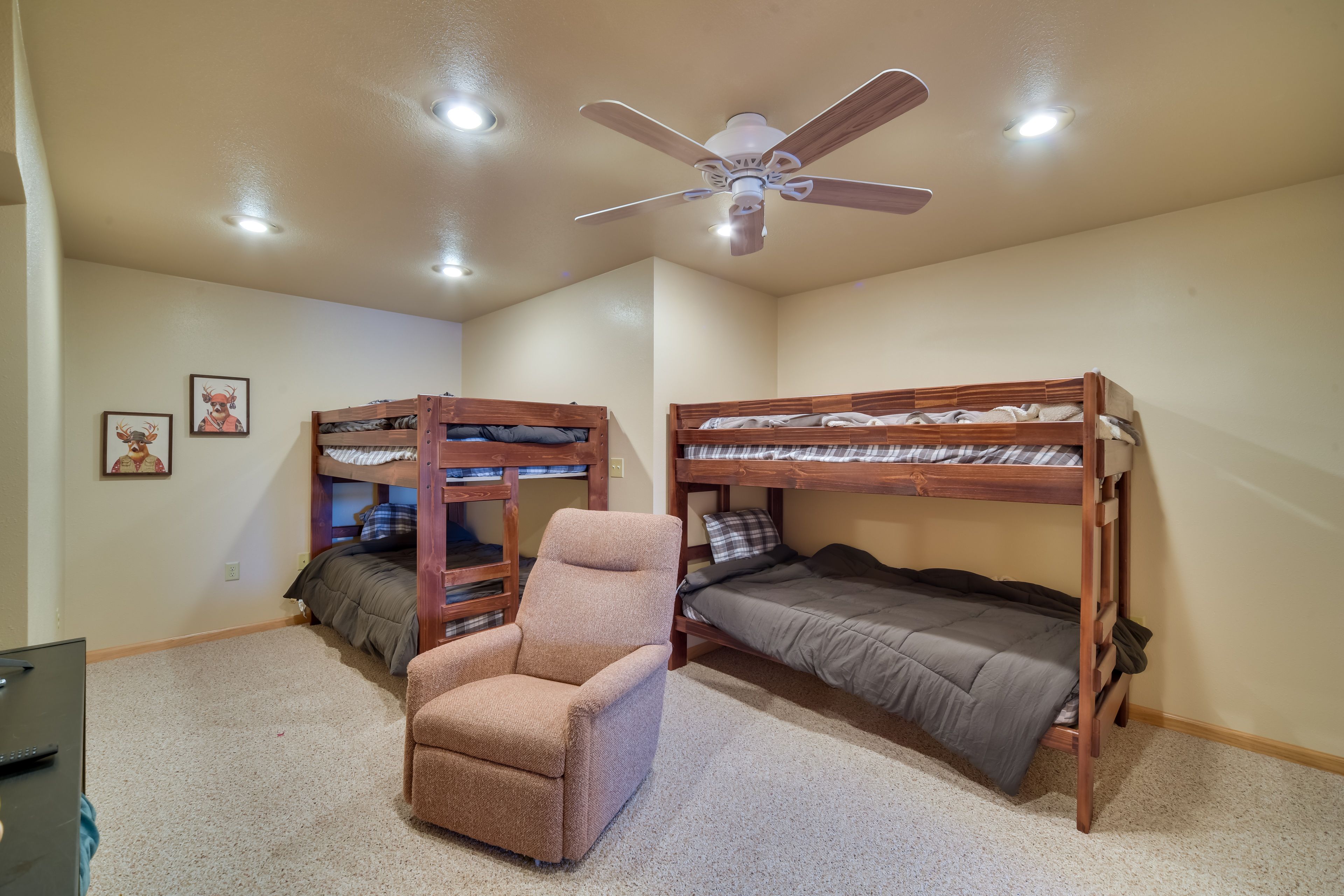 Bedroom 2 | Lower Level | 2 Twin Bunk Beds