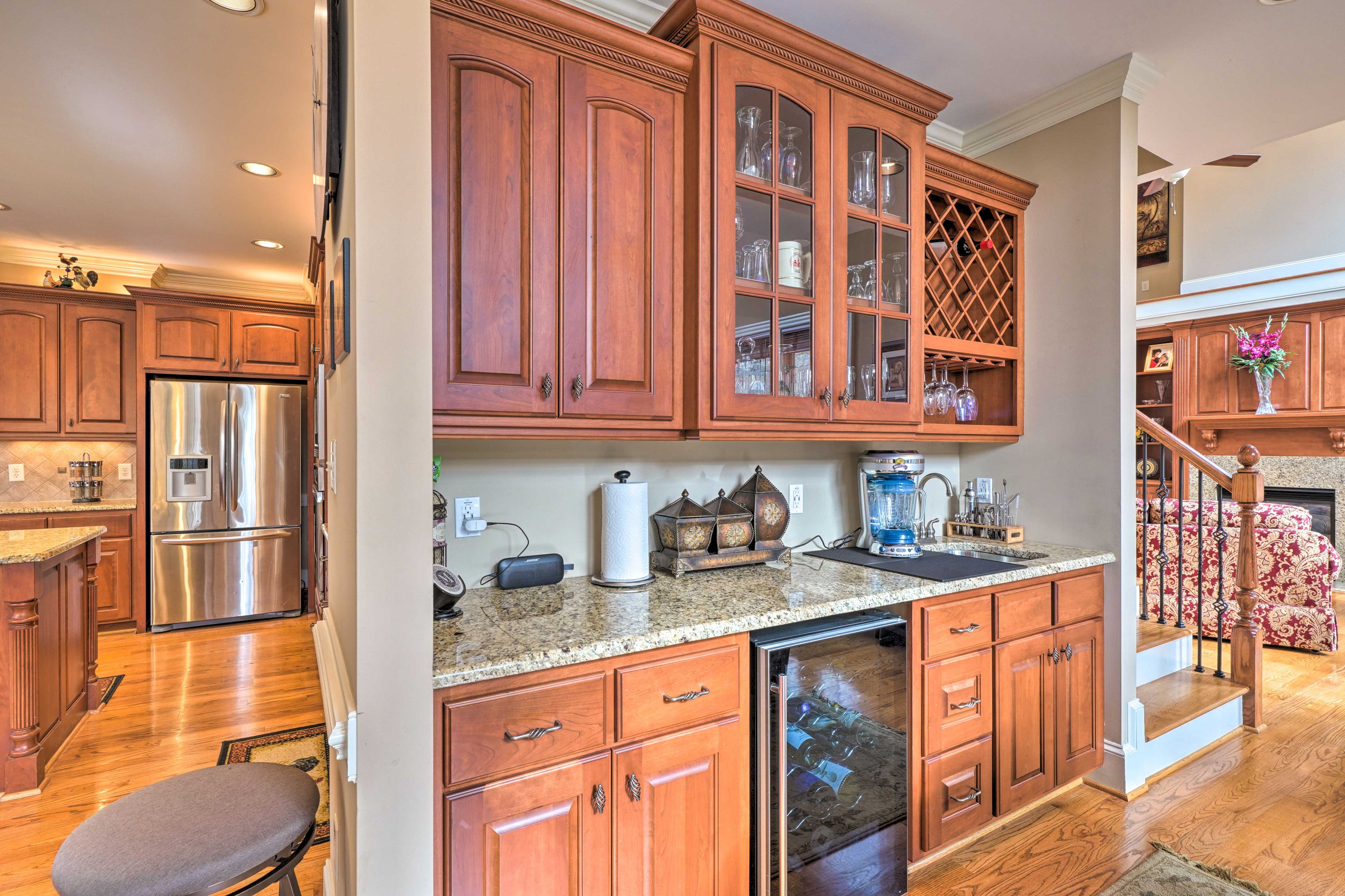 Wet Bar Area