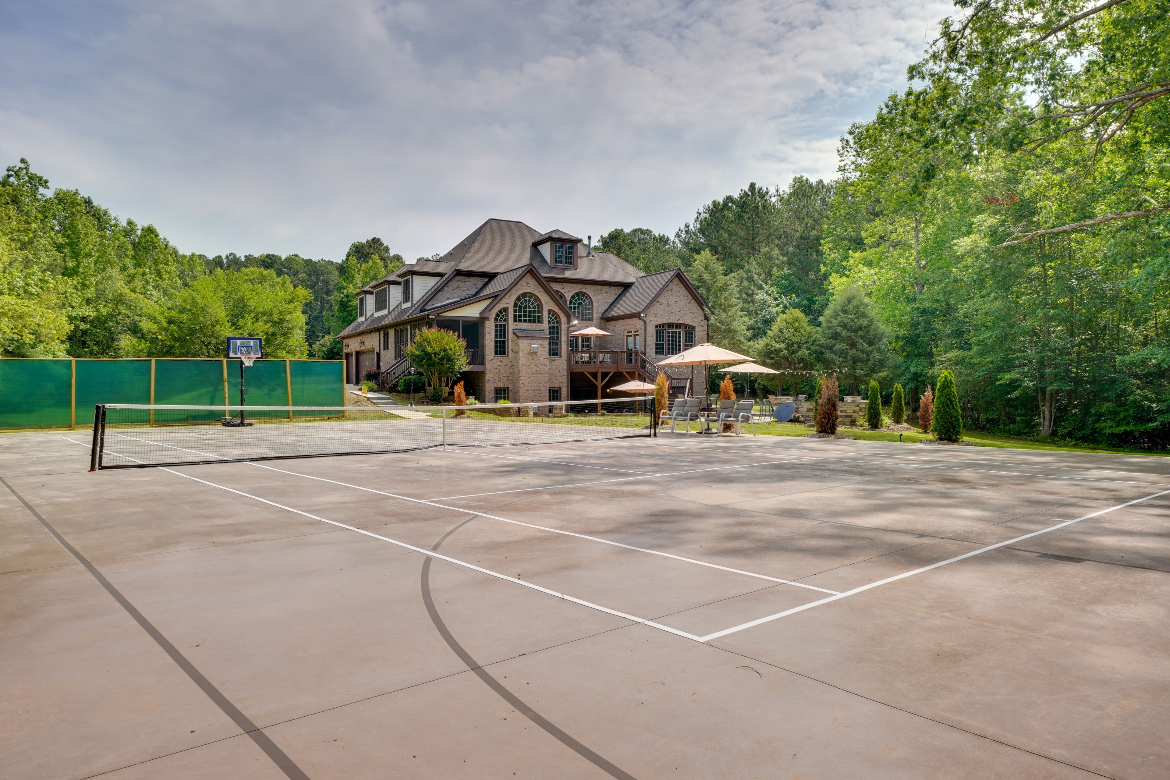 Private Pickleball/Tennis/Basketball Court