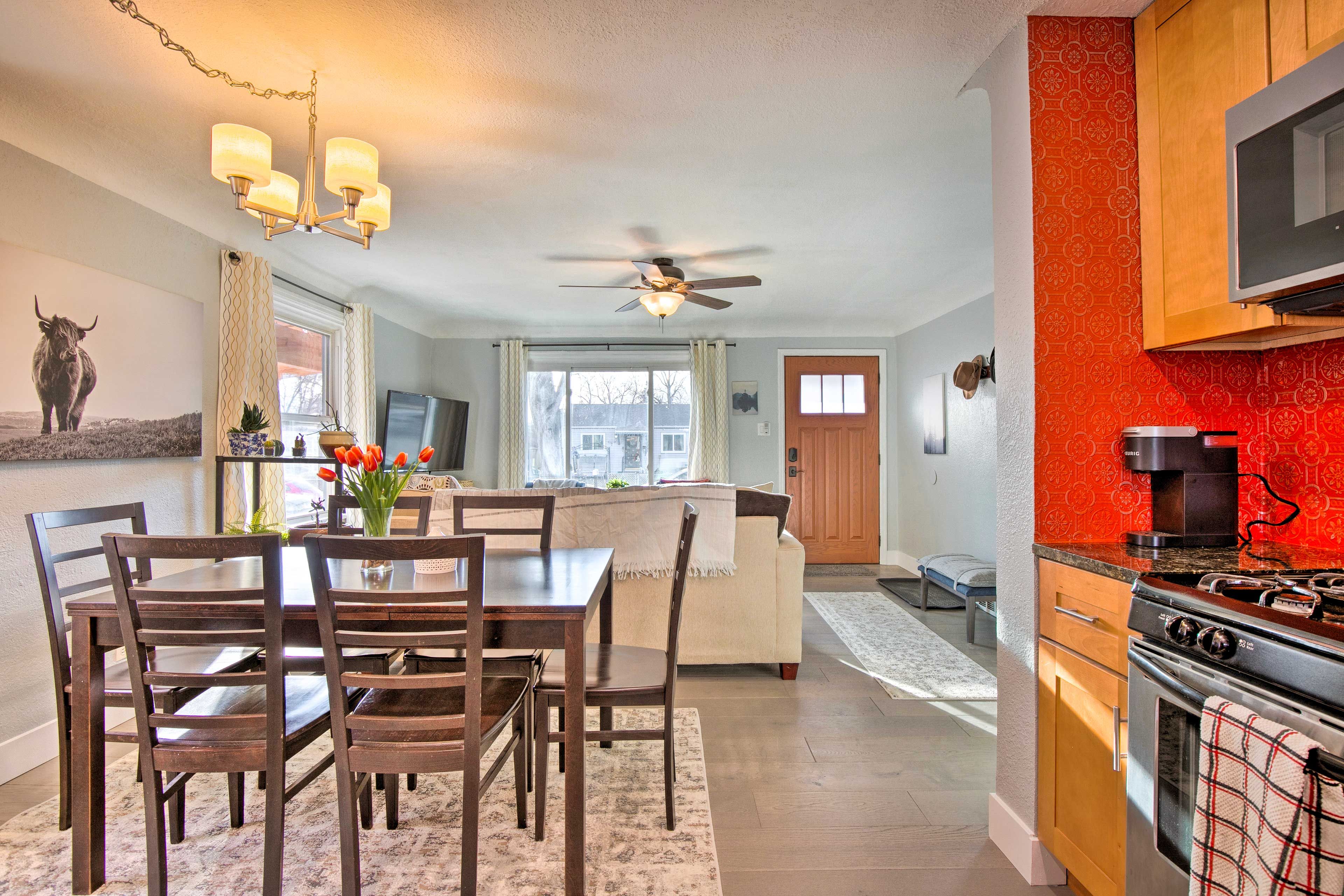 Dining Area | Board Games | Ceiling Fans | Fully Equipped Kitchen