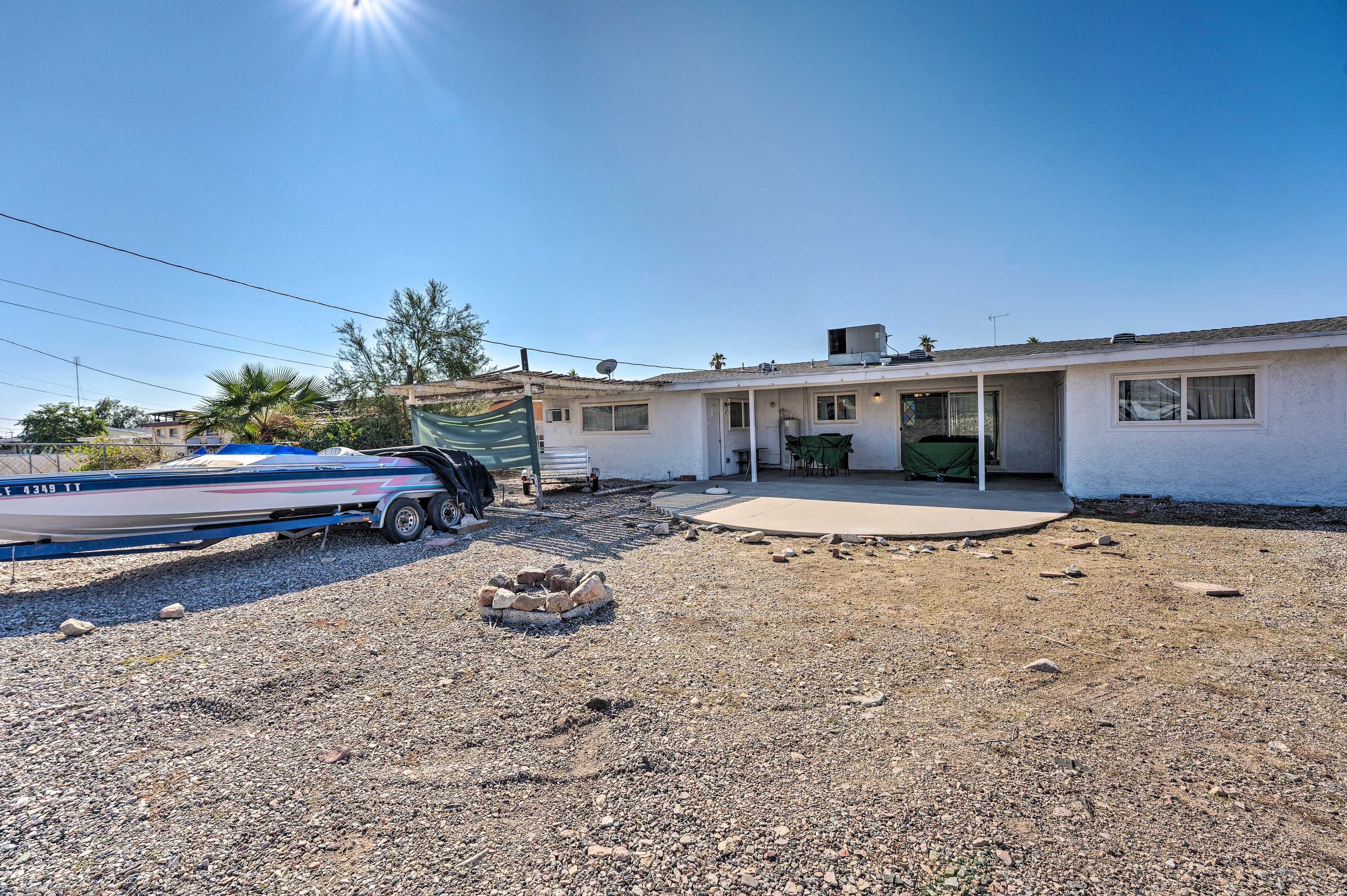 Backyard | Trailer Parking Available