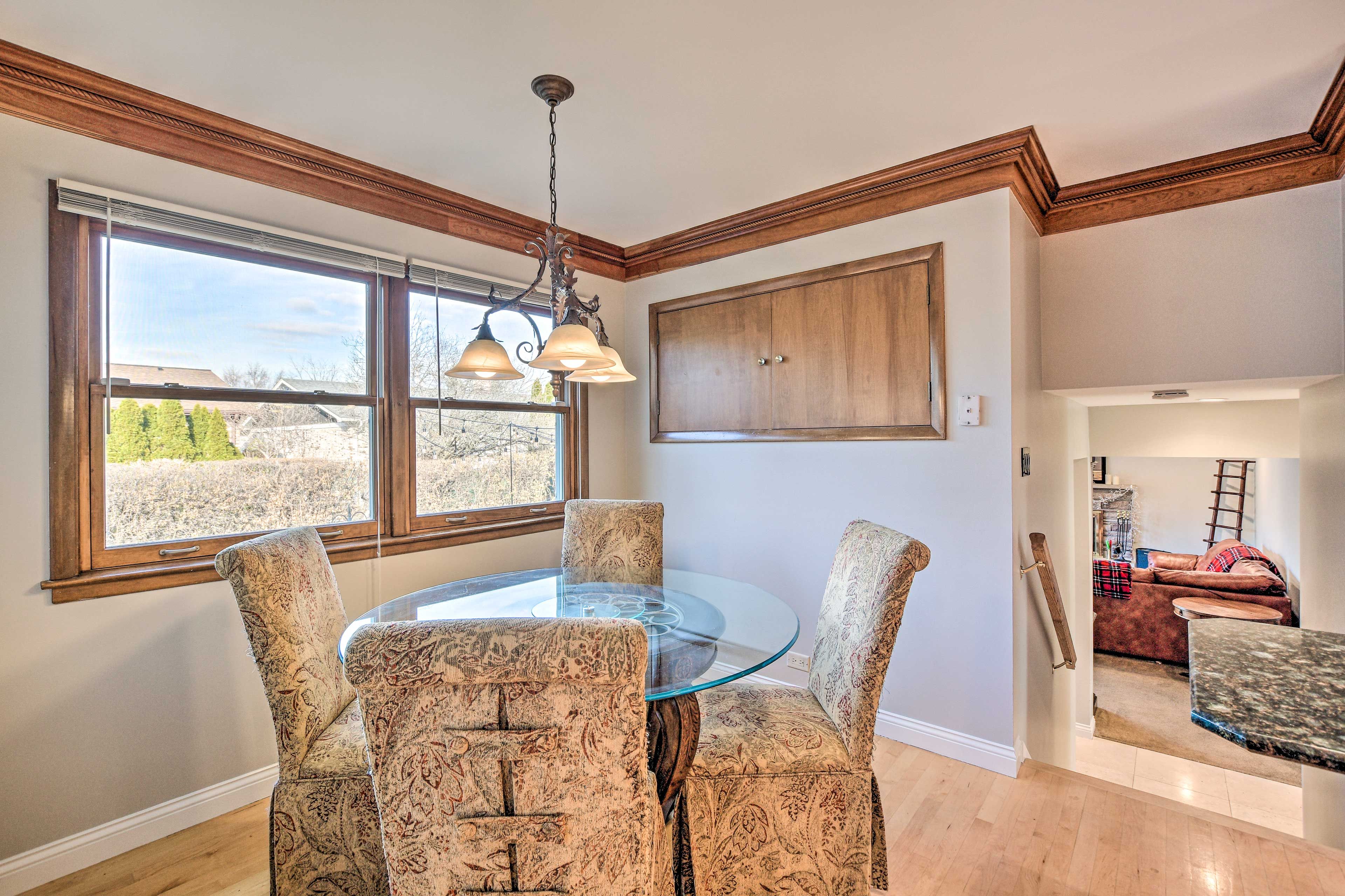 Dining Nook | 2nd Floor | Wine Cooler | Board Games