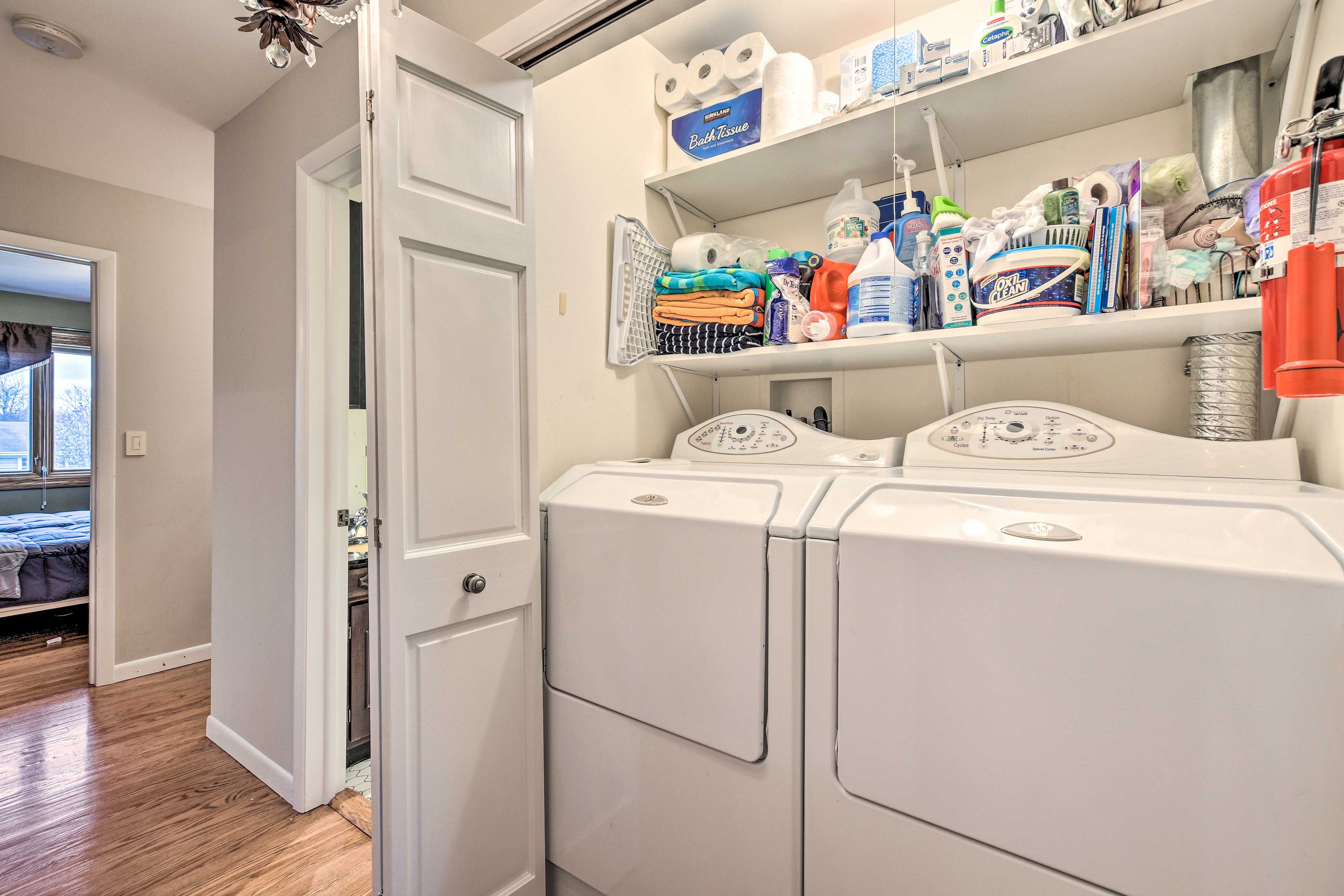 Laundry Area | Washer/Dryer | Iron/Board