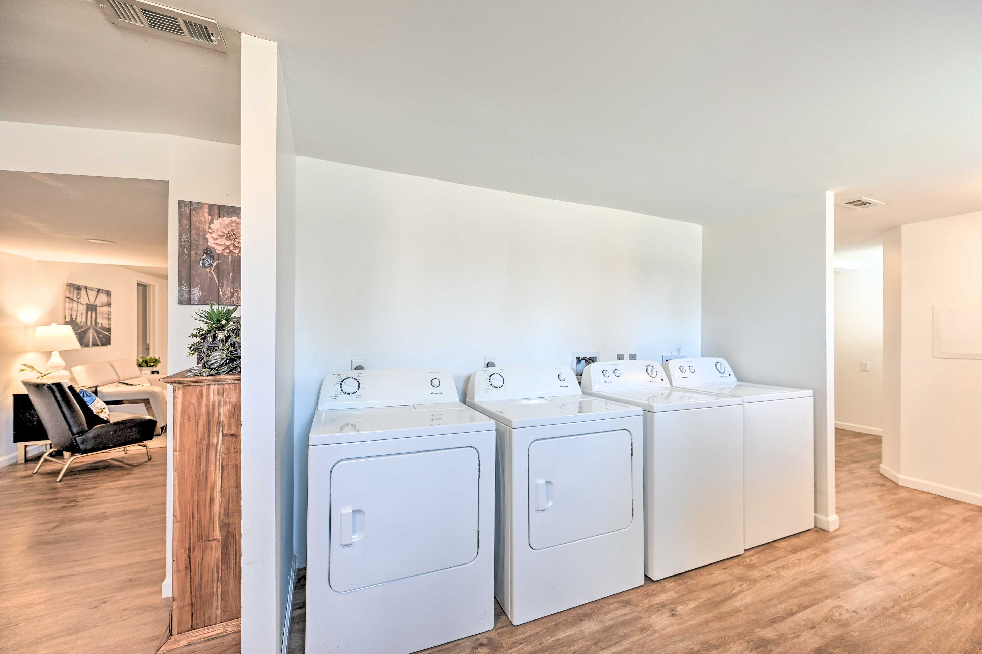 Laundry Area | Washers/Dryers | Iron/Board