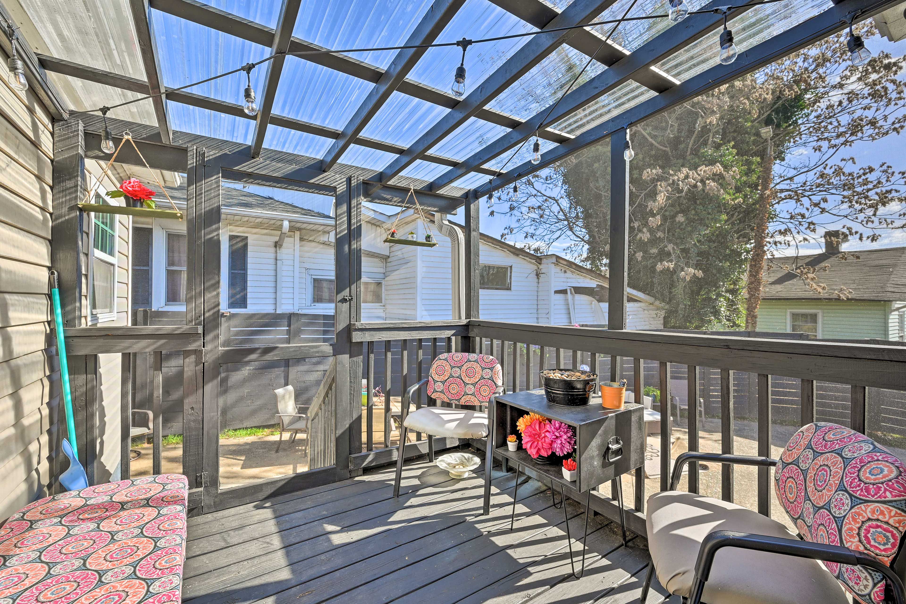Winston-Salem Vacation Rental | 4BR | 2BA | 1,500 Sq Ft | Stairs Required