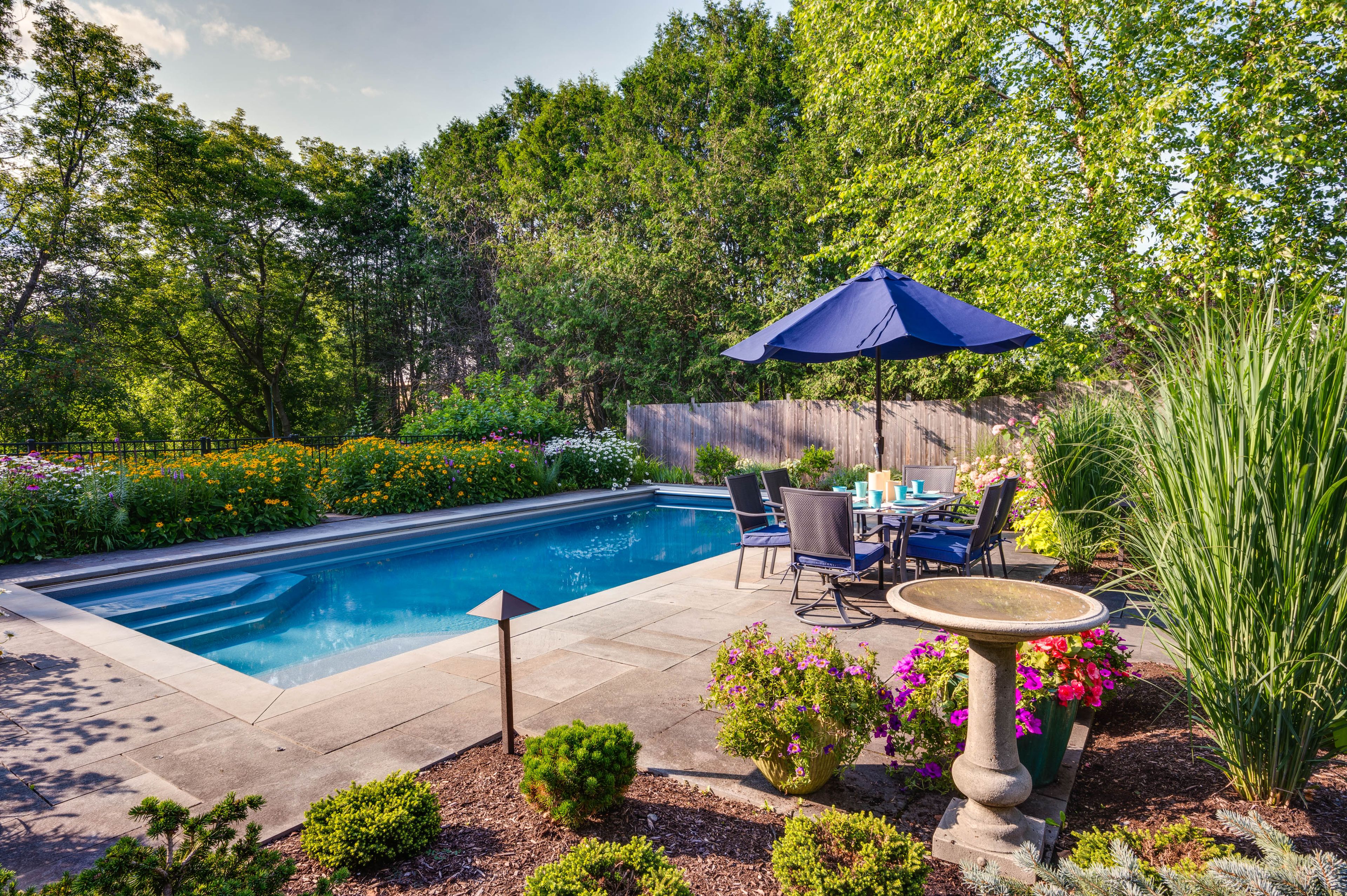 Private Outdoor Pool | Dining Area