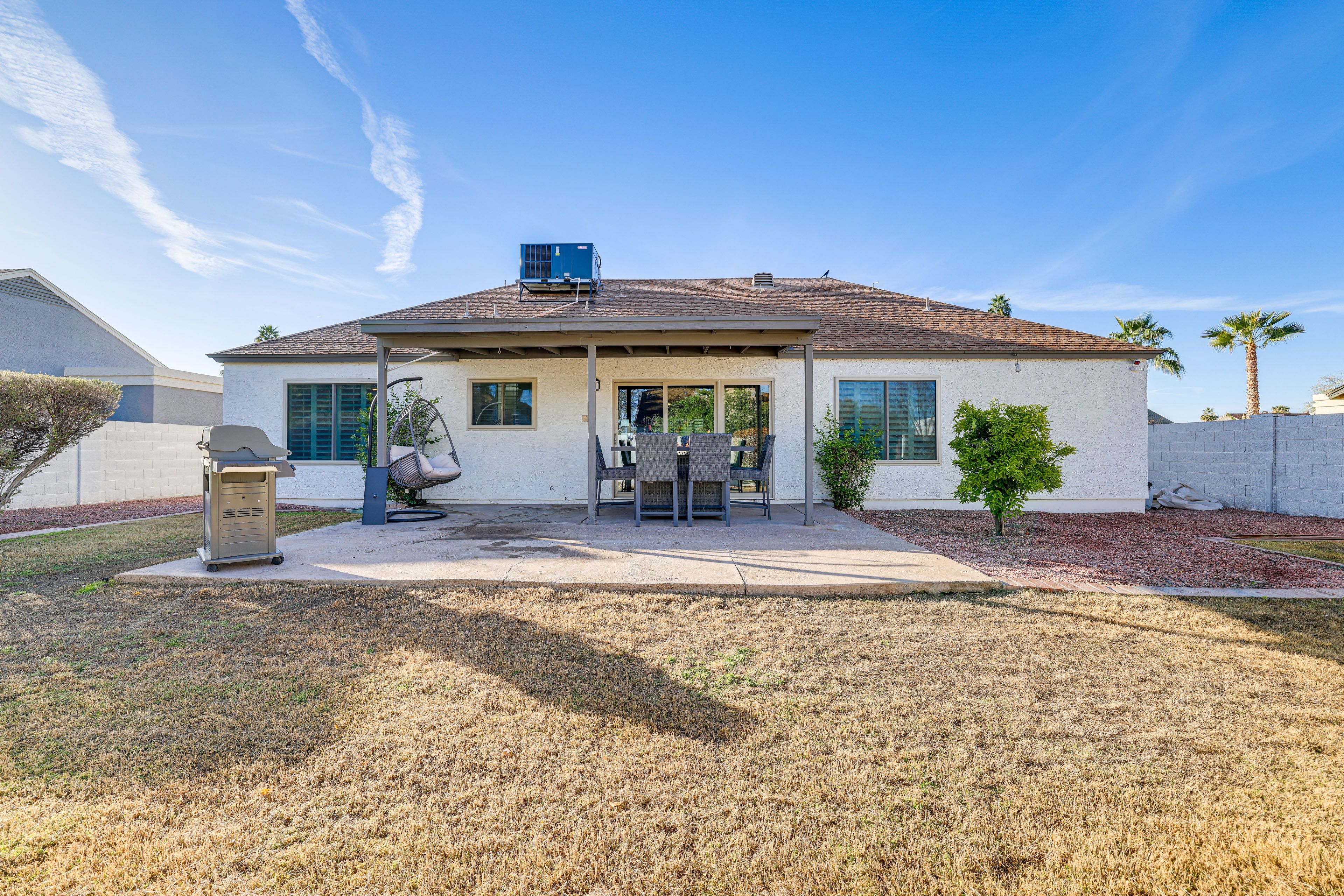 Tempe Vacation Rental | 4BR | 2.5BA | 1 Exterior Step Required | 1,598 Sq Ft