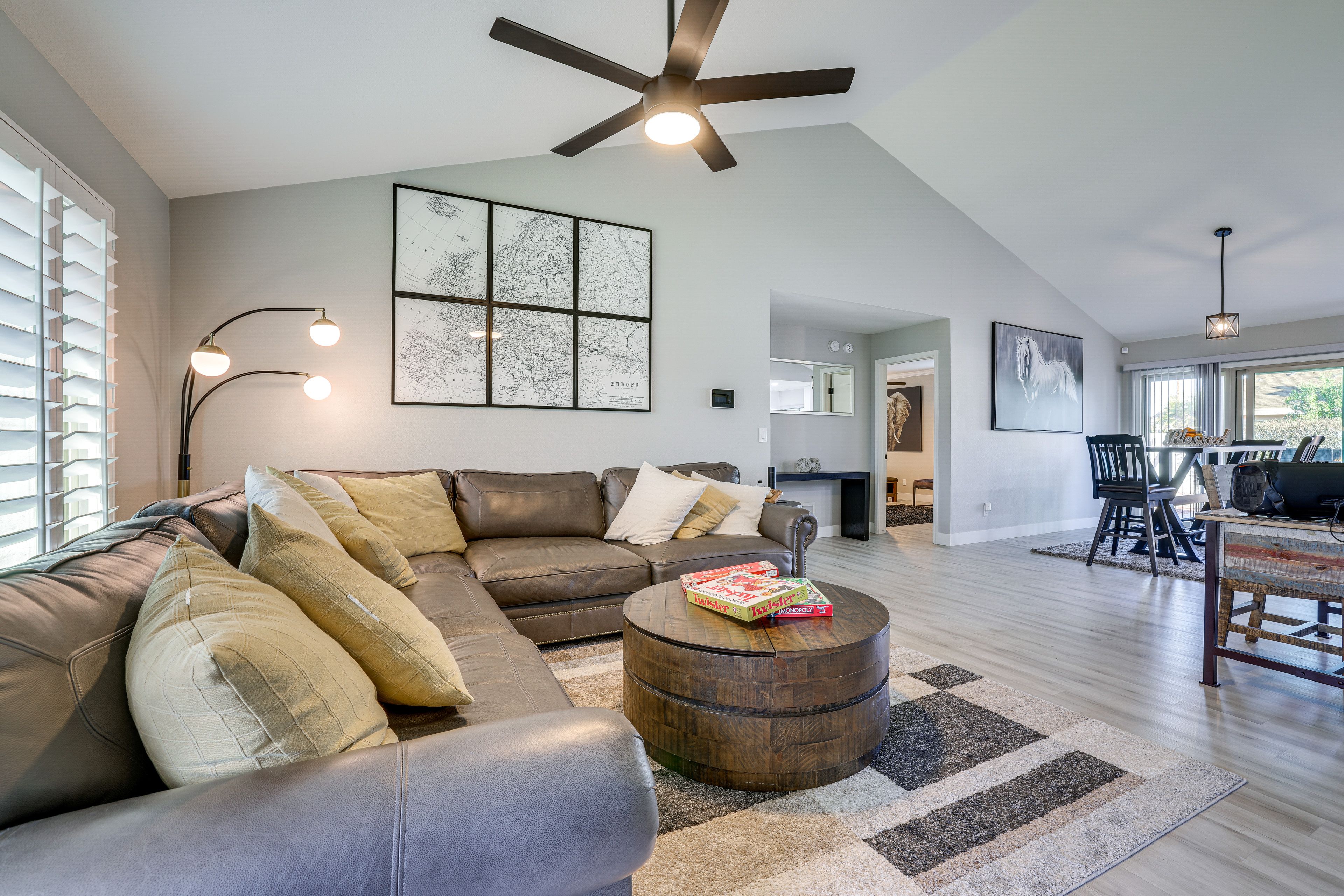 Living Room | Single-Story Home | Board Games | Free WiFi | Xbox