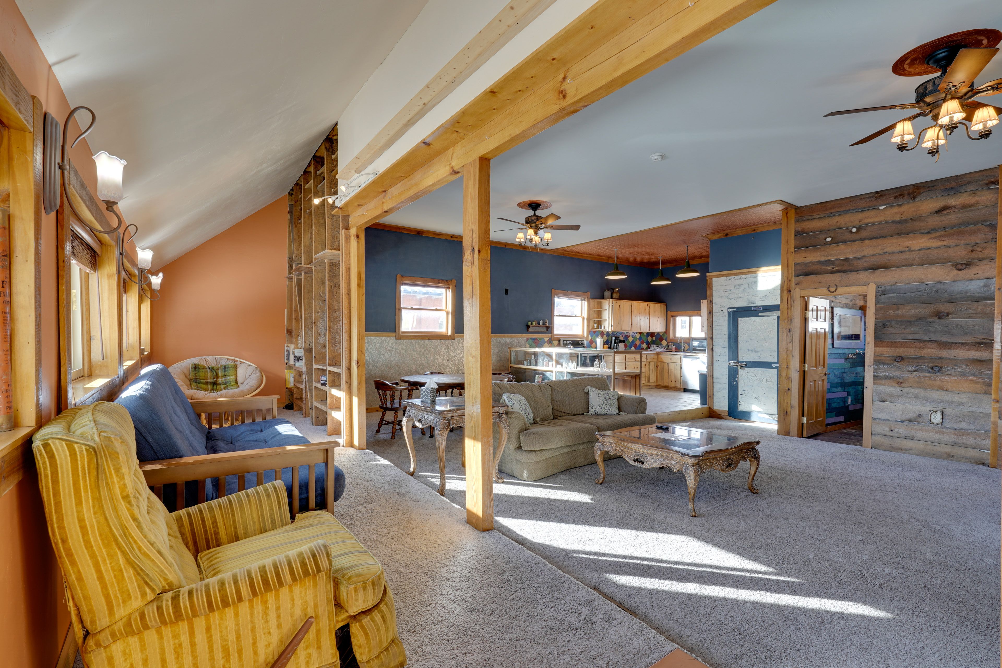 Victor Vacation Rental | 1BR | 1BA | 1,200 Sq Ft | Steps Required