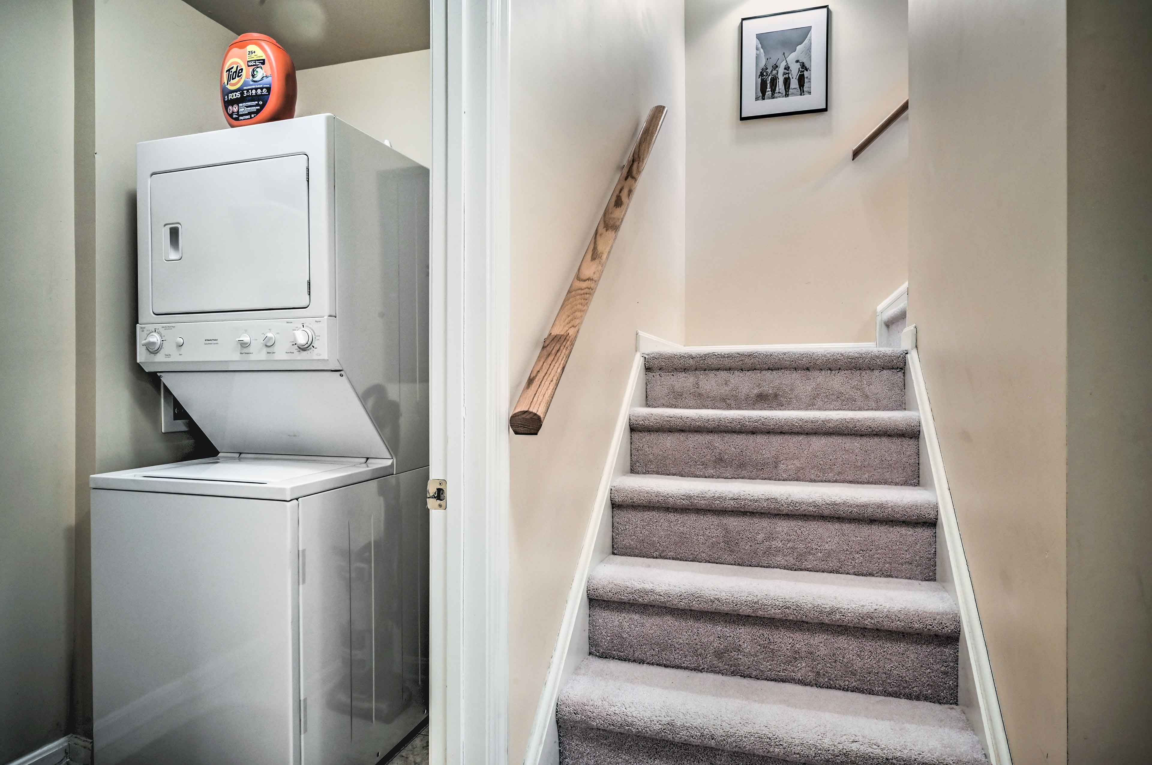 Washer & Dryer | Lower Floor | Beach Towels | Hair Dryer