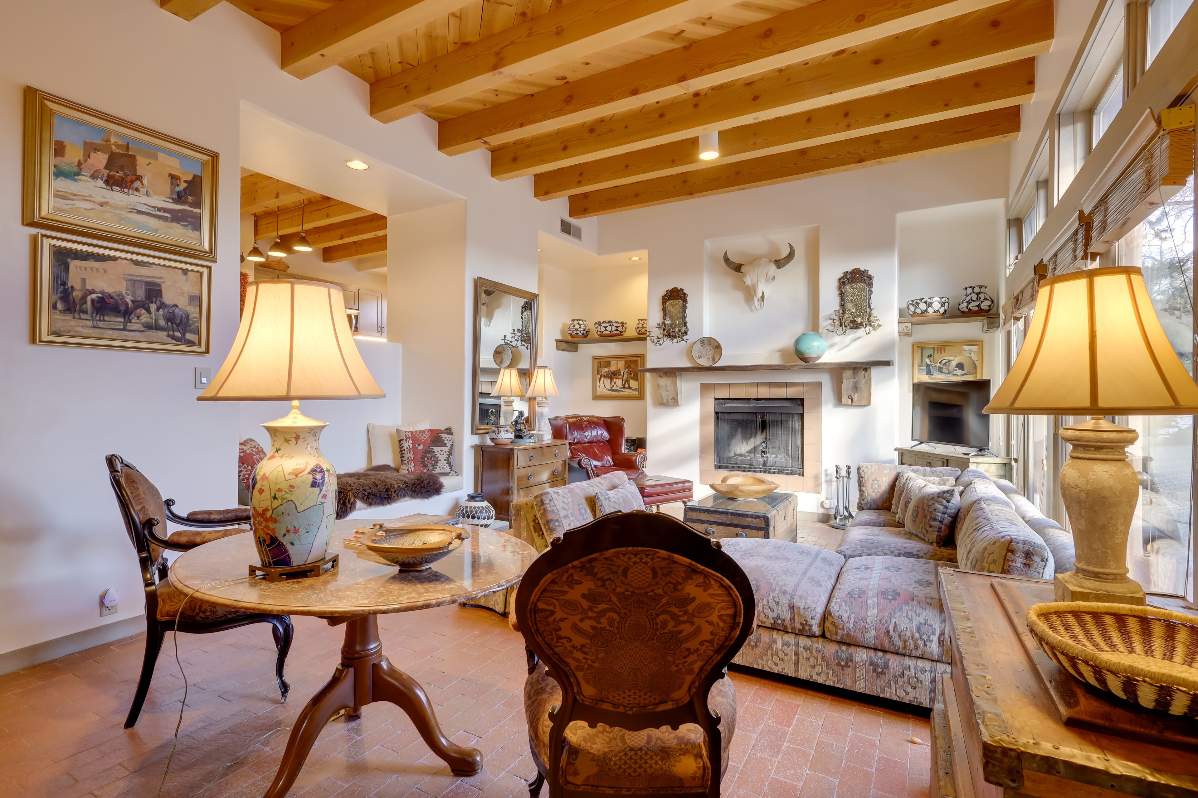 Santa Fe Vacation Rental | 2BR | 2BA | 1,500 Sq Ft | Stairs Required