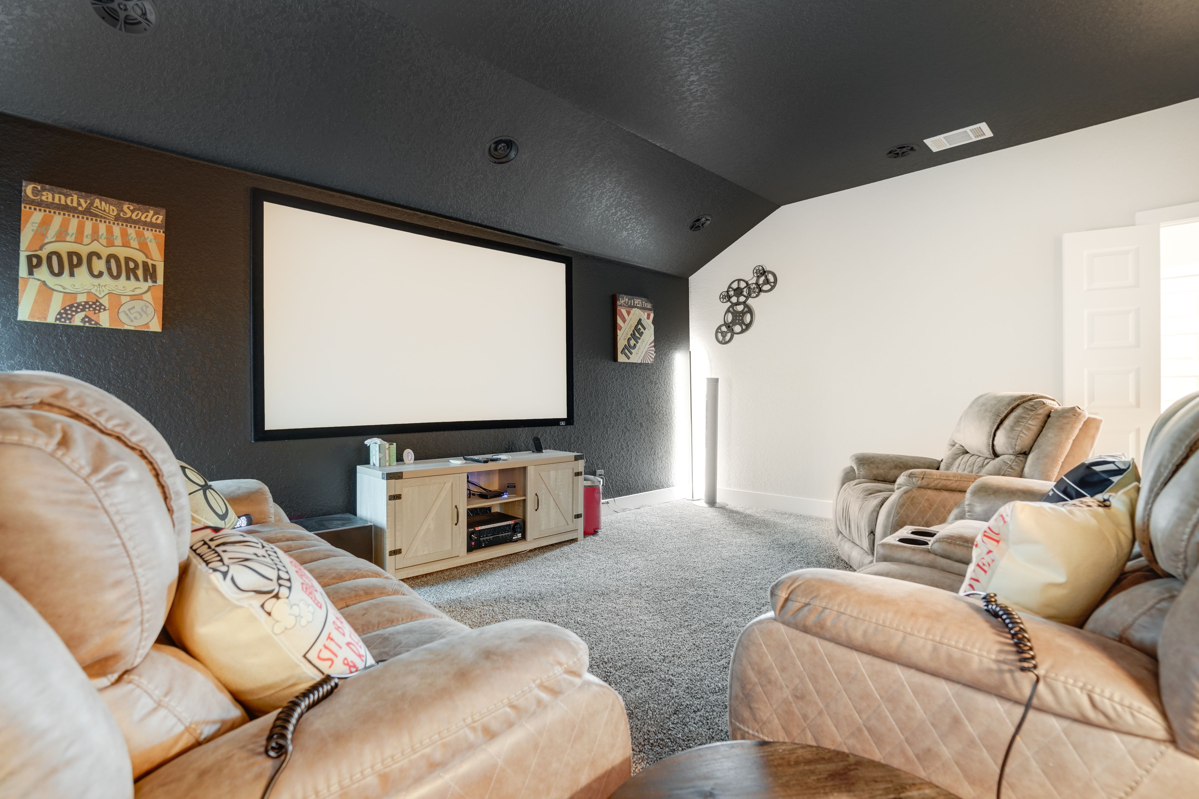 Theater Room | Central Air Conditioning & Heating