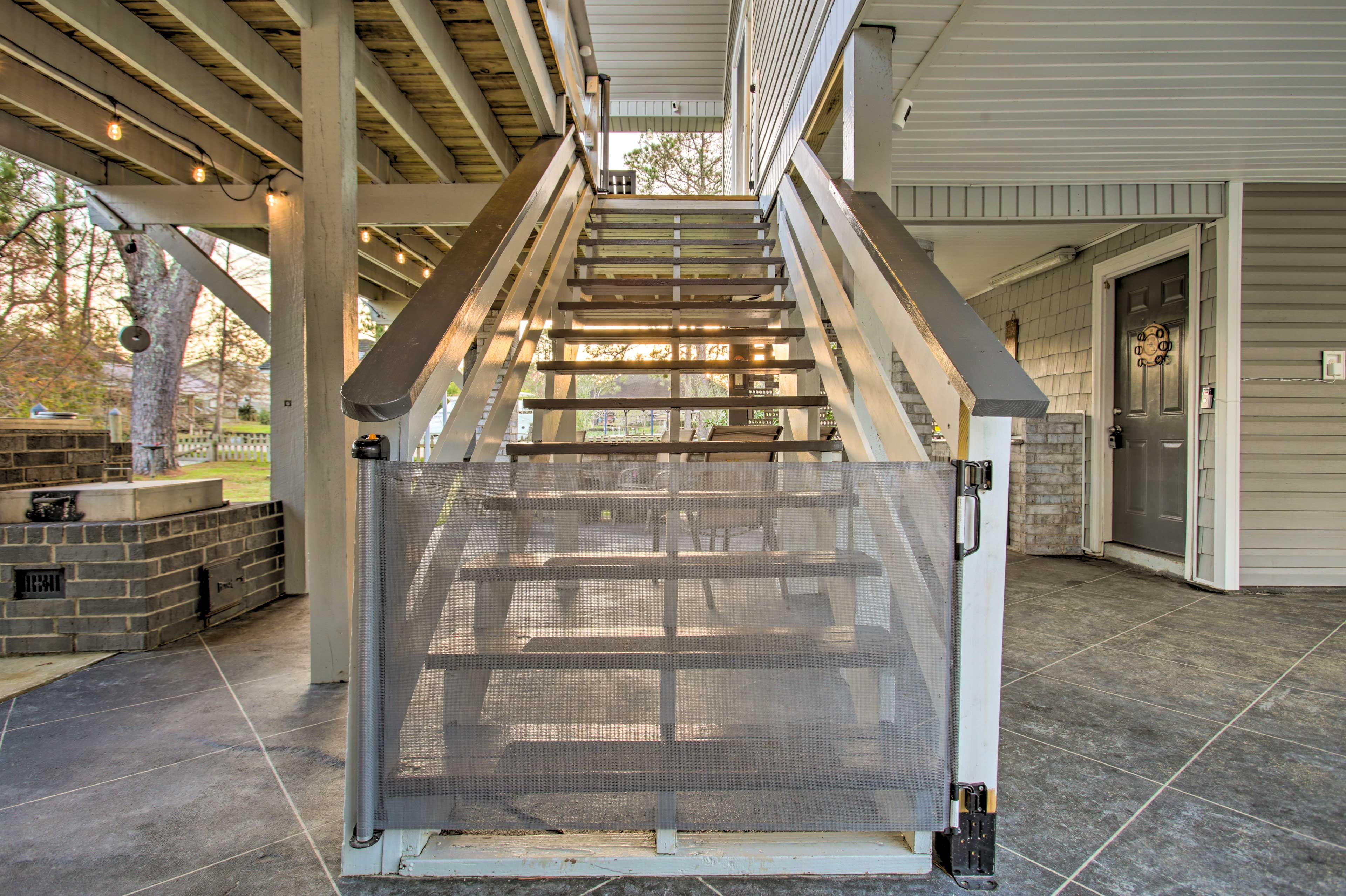 Stairs to Front Entrance