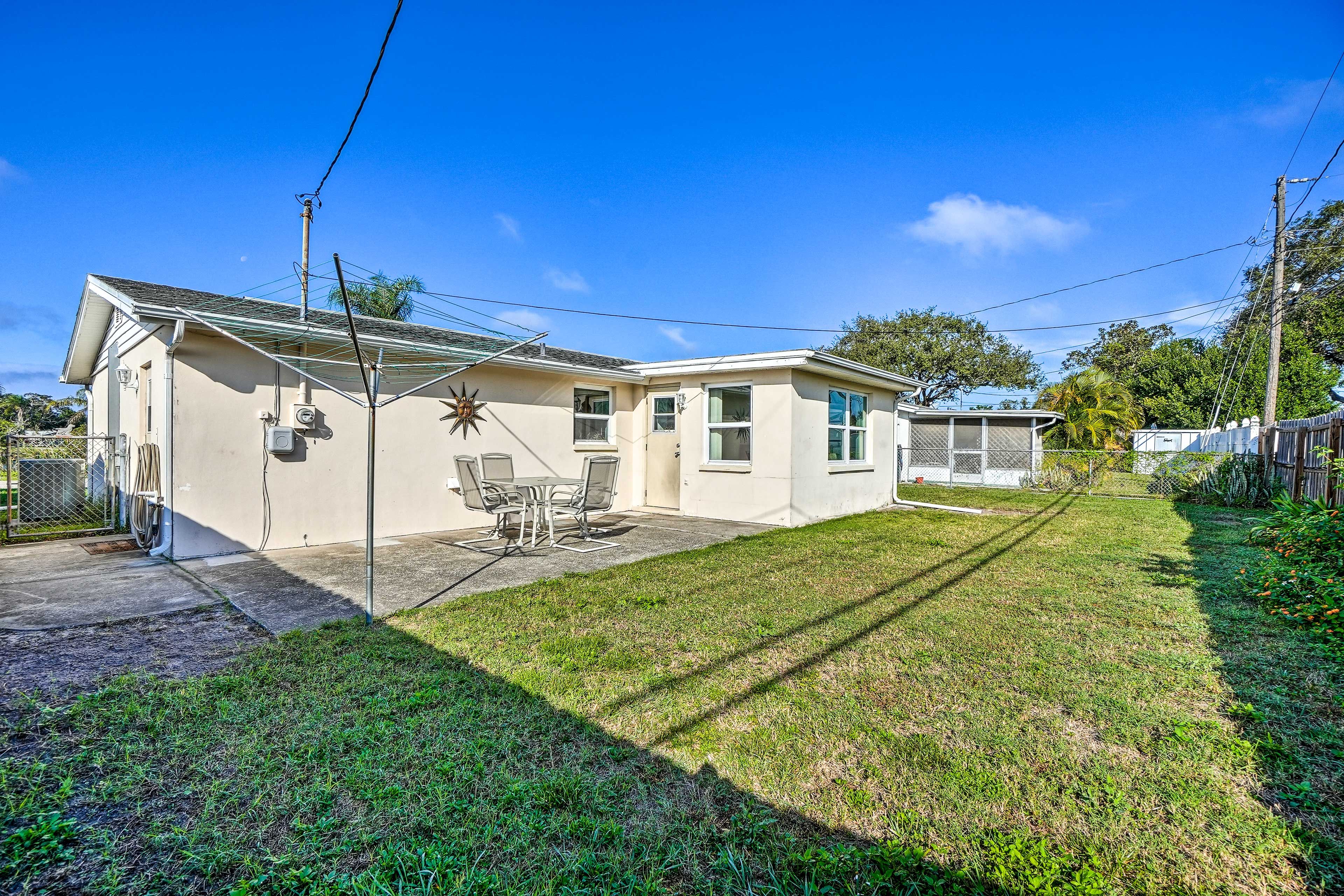 Fenced-In Yard | Patio