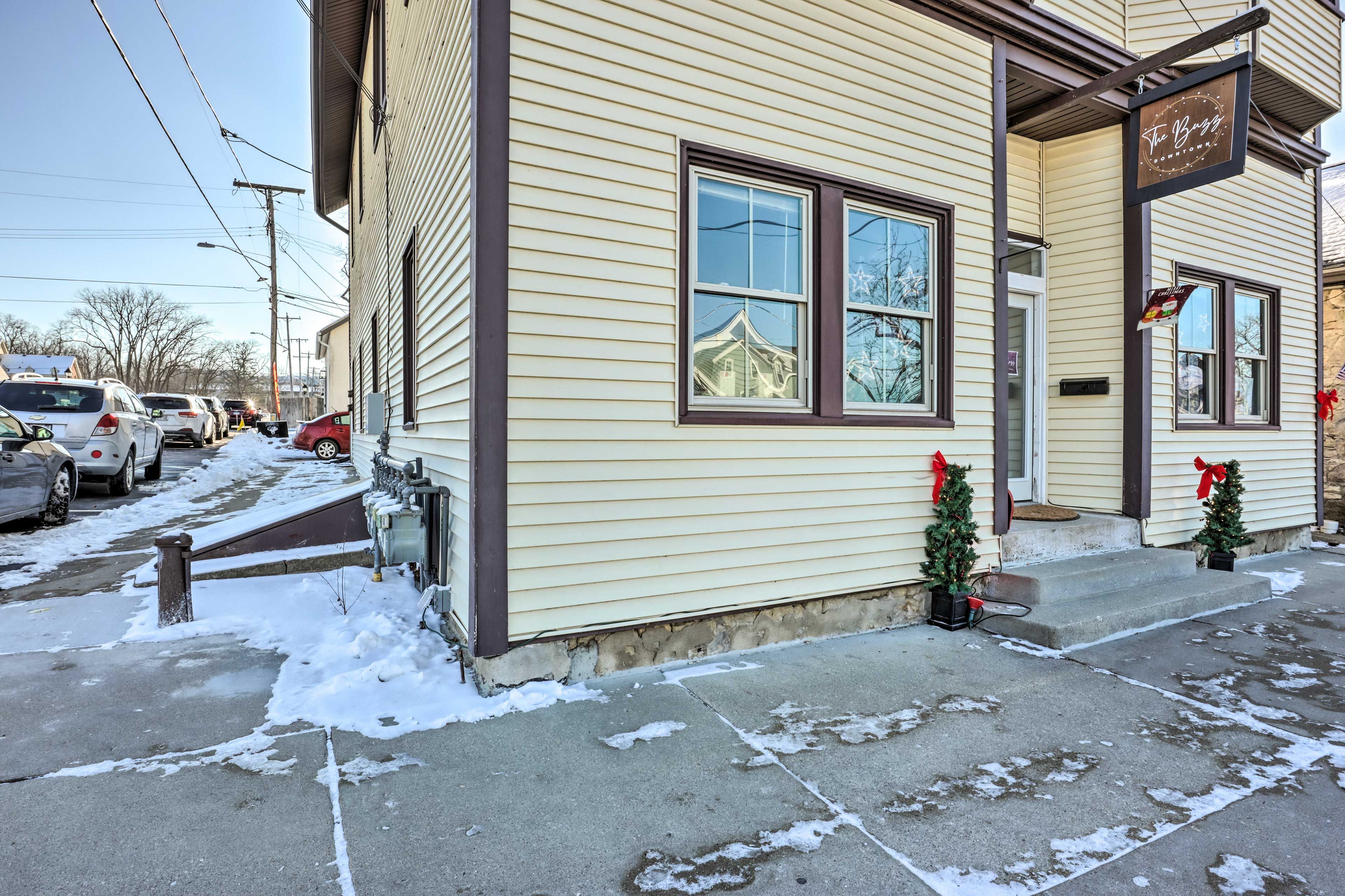 Building Exterior | Free Street Parking | Additional Parking Available