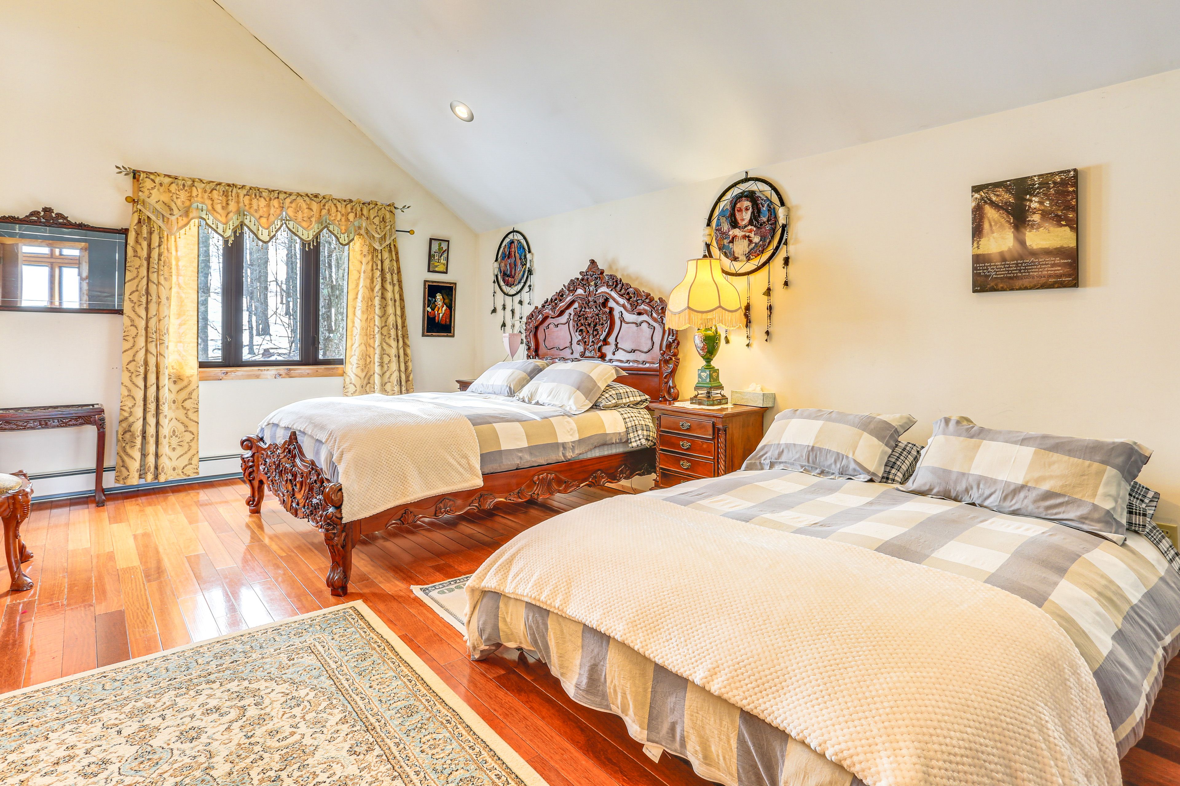 Bedroom 4 | Upper Level | 2 Queen Beds | Linens Provided