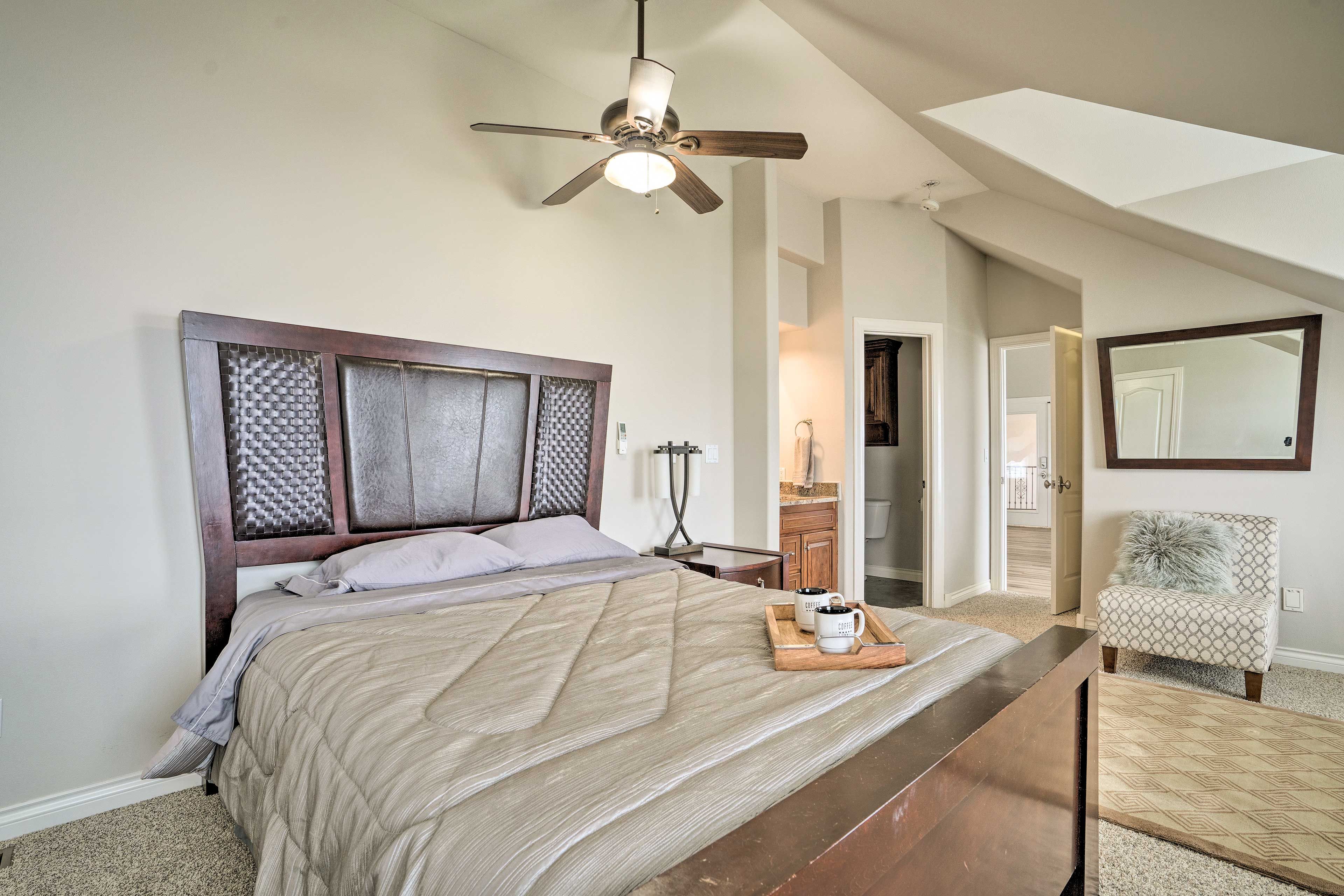 Bedroom 1 | Queen Bed | En-Suite Bath | Walk-In Closet