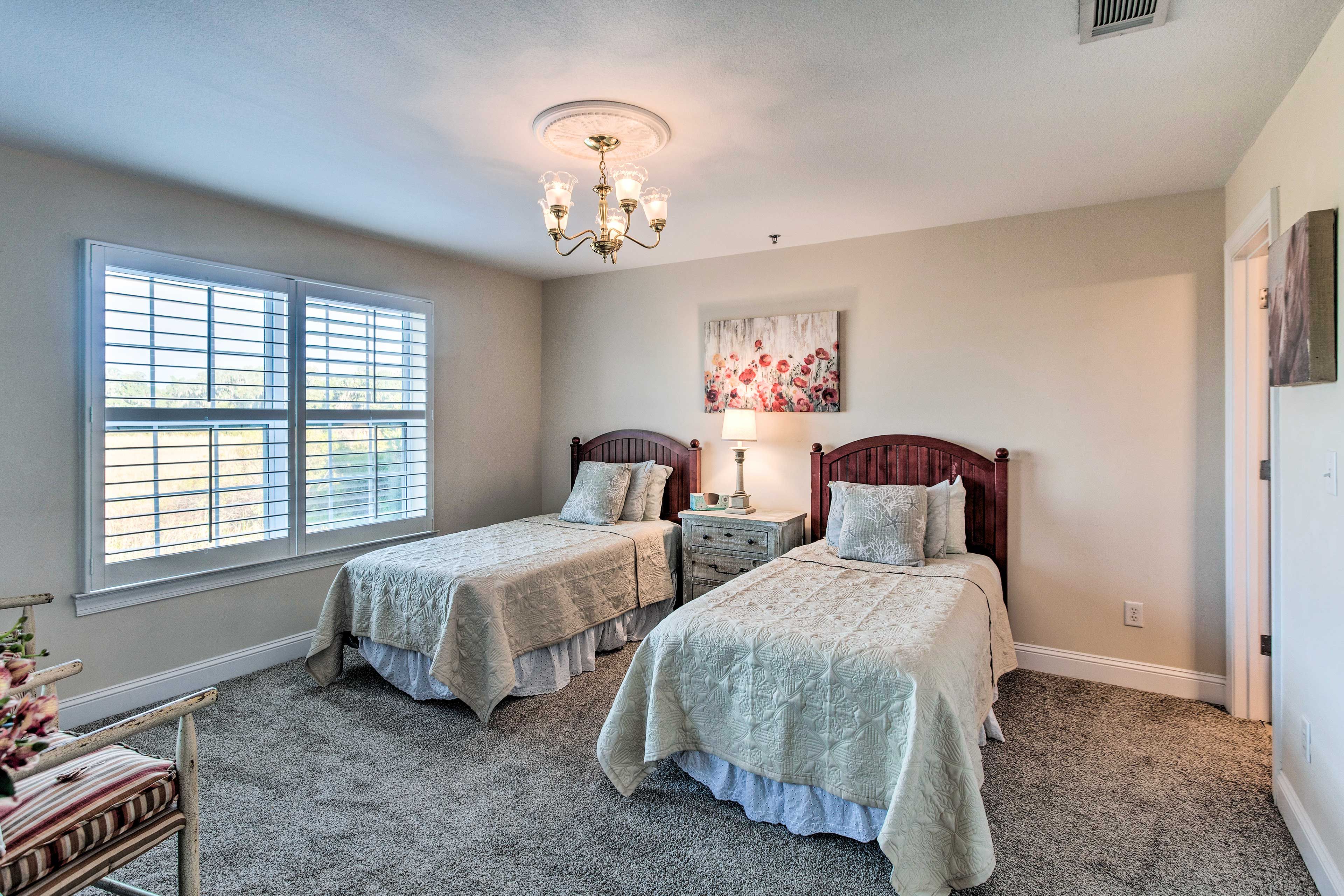 Bedroom Suite 2 | 2 Twin Beds | En-Suite Bathroom | Balcony Access