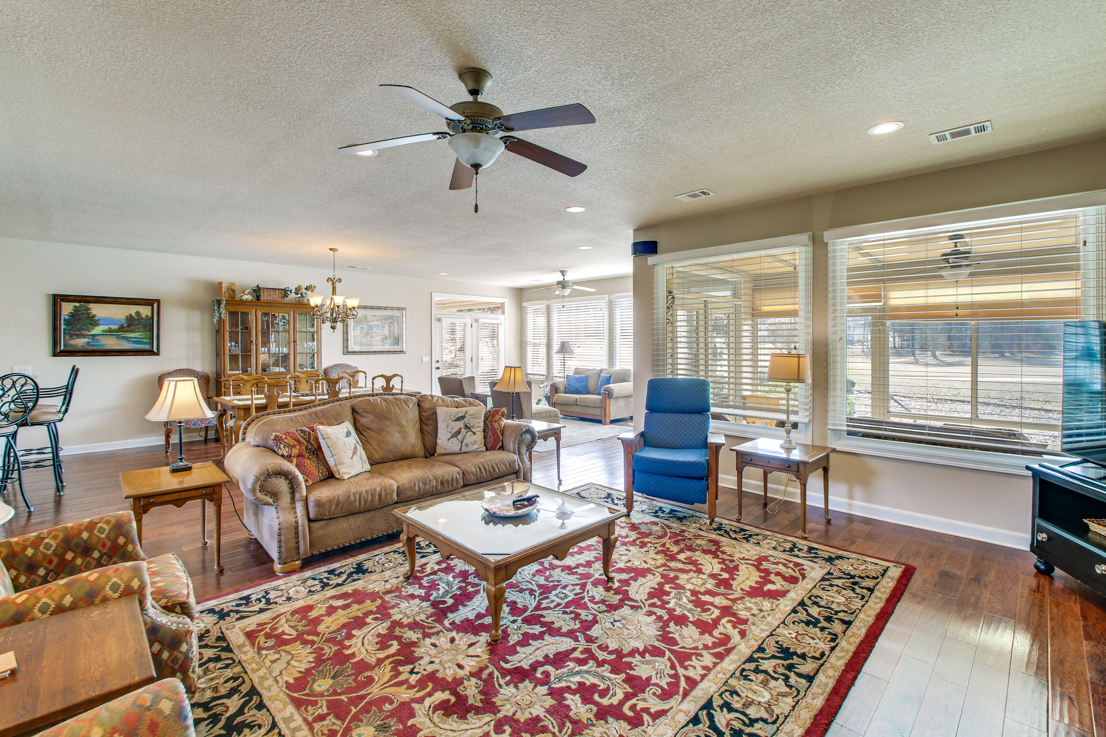 Hot Springs Village Vacation Rental | 3BR | 2.5BA | 2,500 Sq Ft