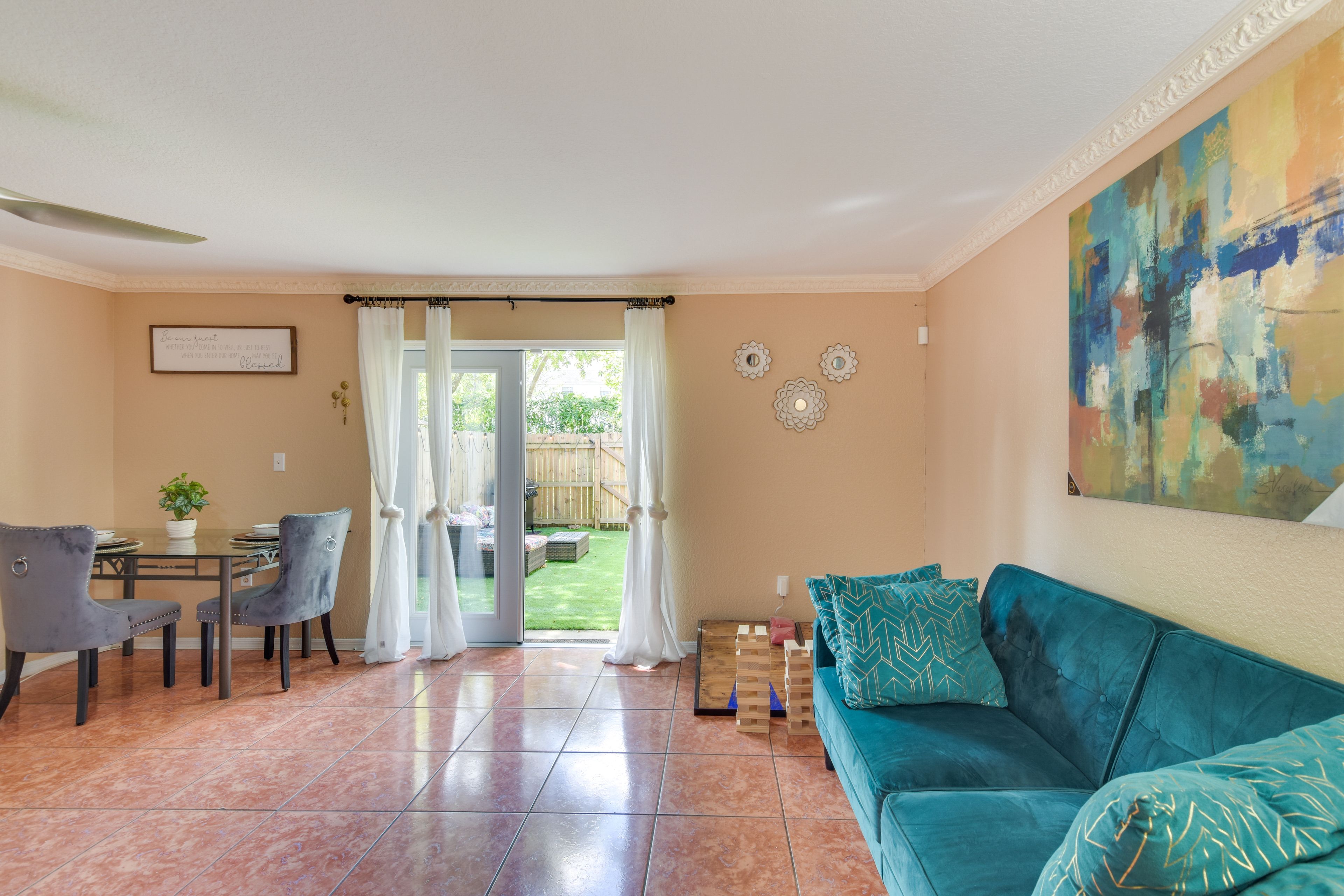 Opa-locka Vacation Rental | 3BR | 2.5BA | Stairs Required to Access