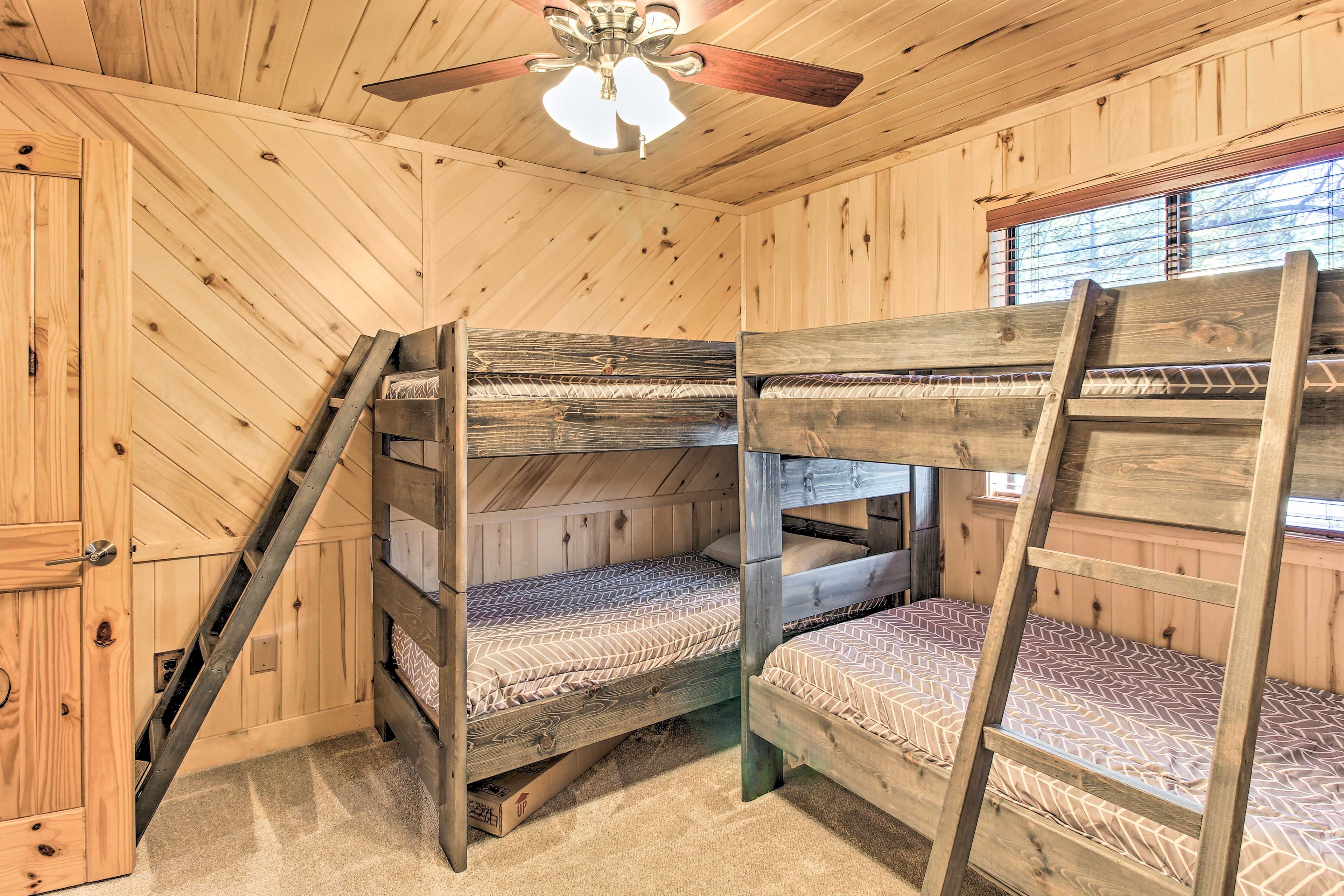 Bedroom 2 | 2nd Floor | 2 Twin Bunk Beds | Toys