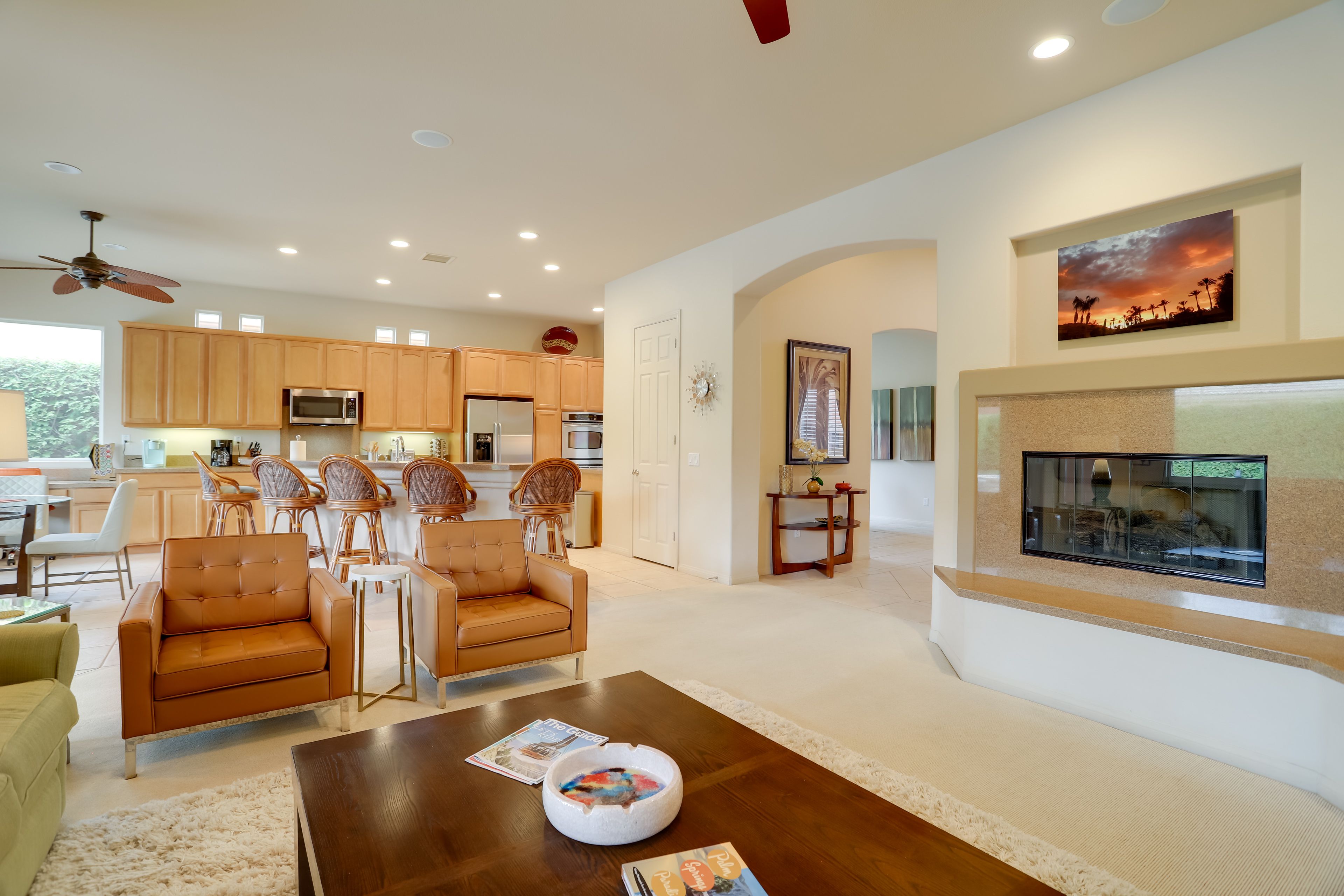 Living Area | Free WiFi | Central Heating & A/C | Smart TV