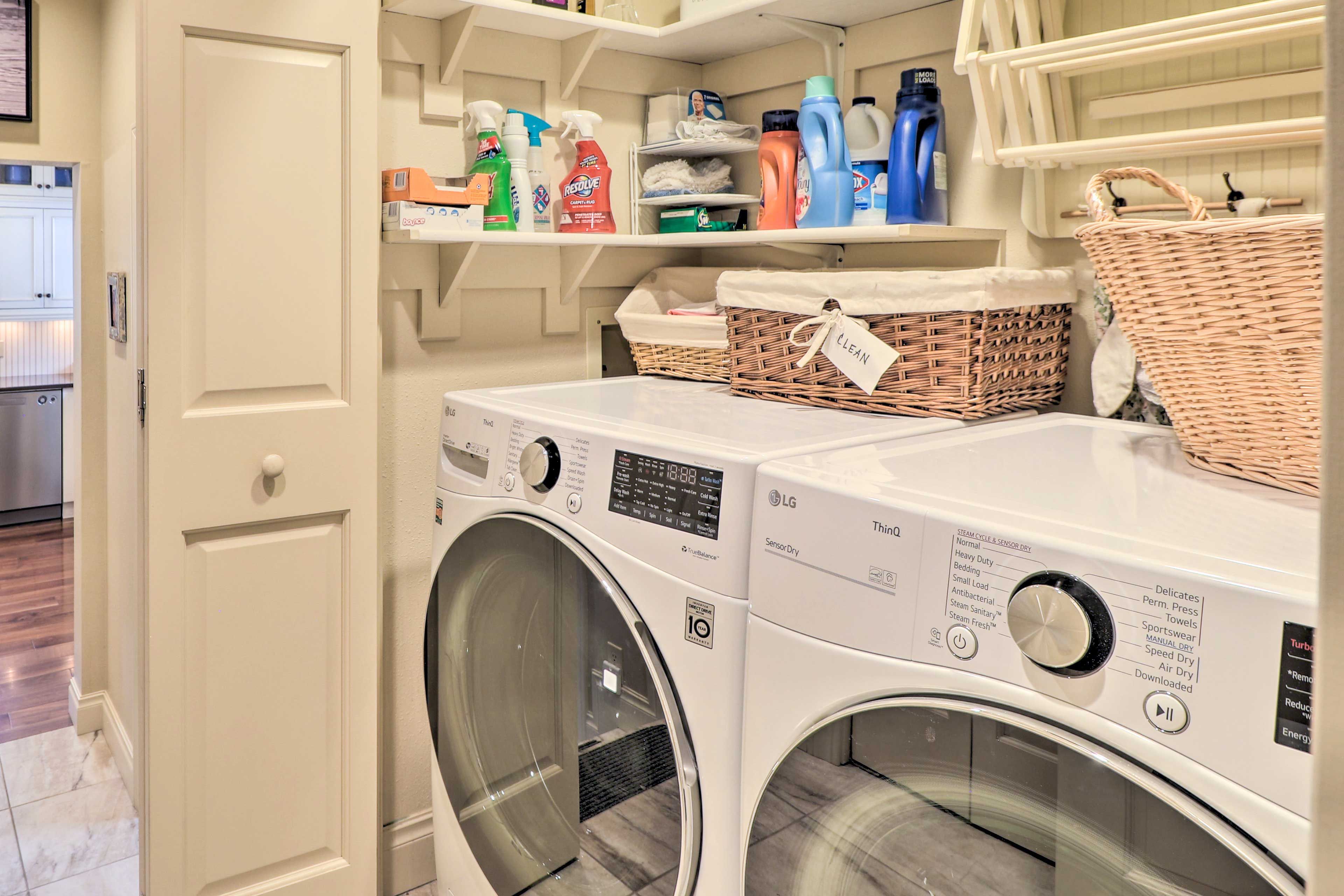 Laundry Area | Detergent Provided