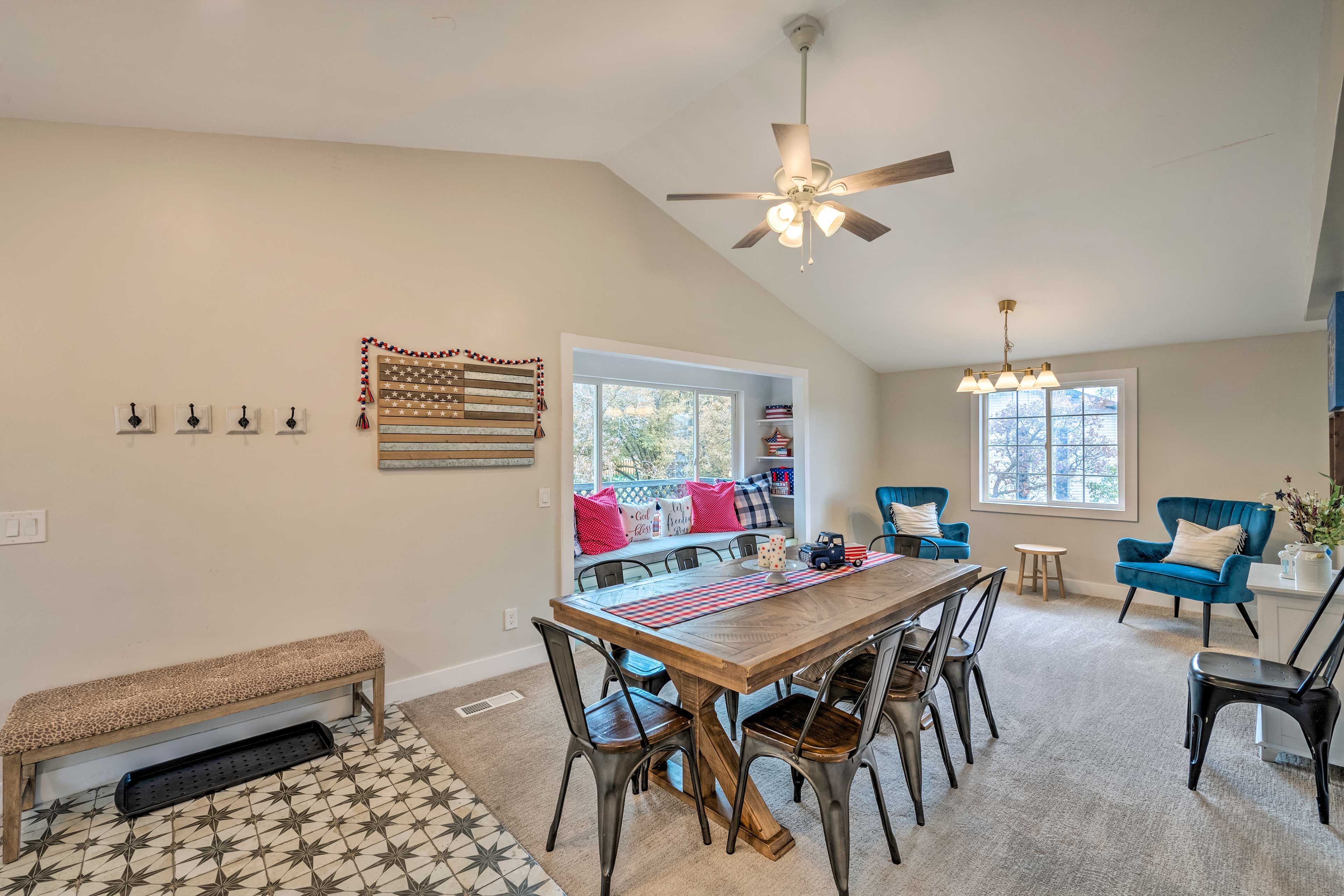 Dining Room | Main Level | Fireplace