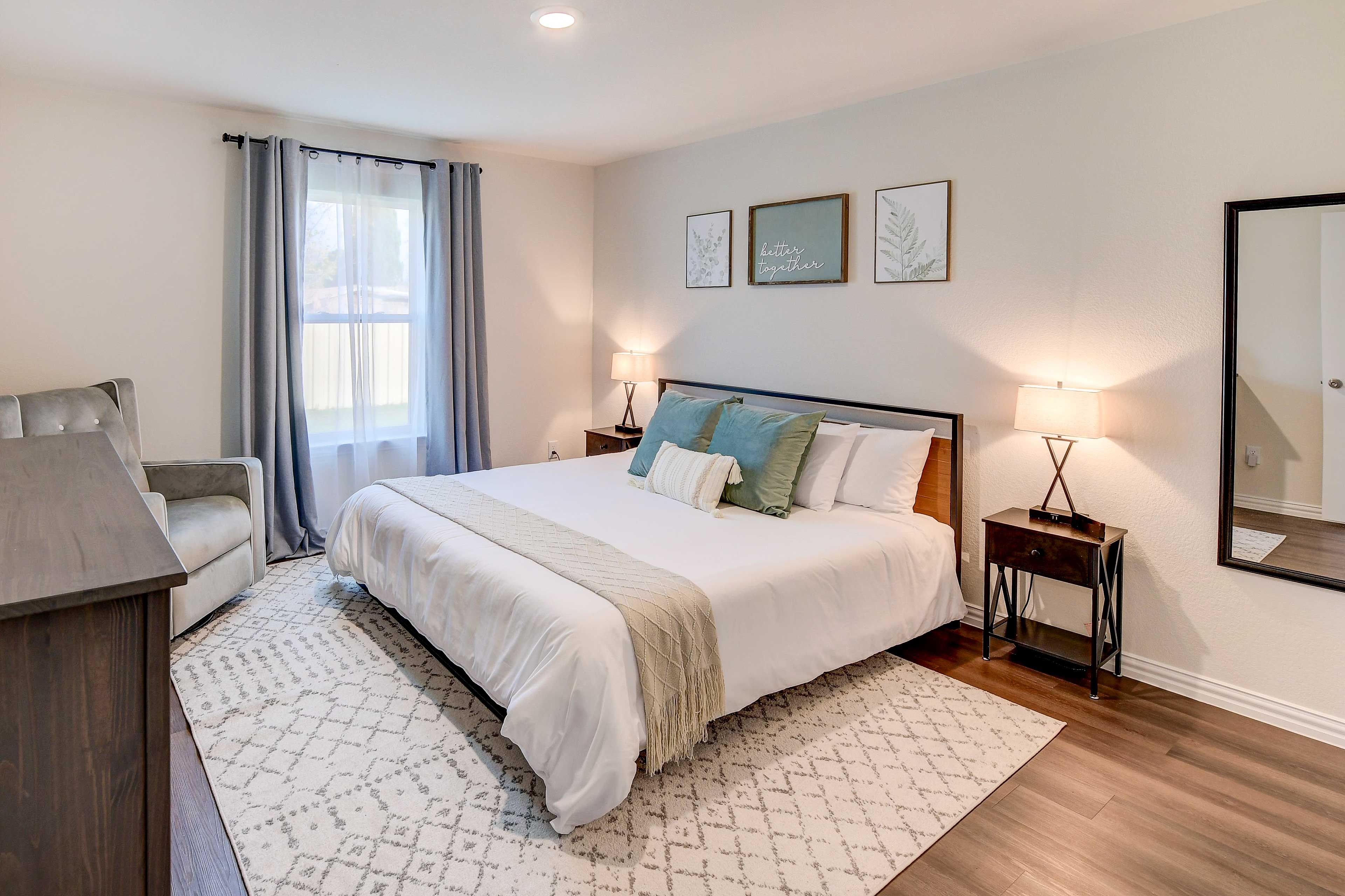 Bedroom 1 | King Bed | Linens Provided