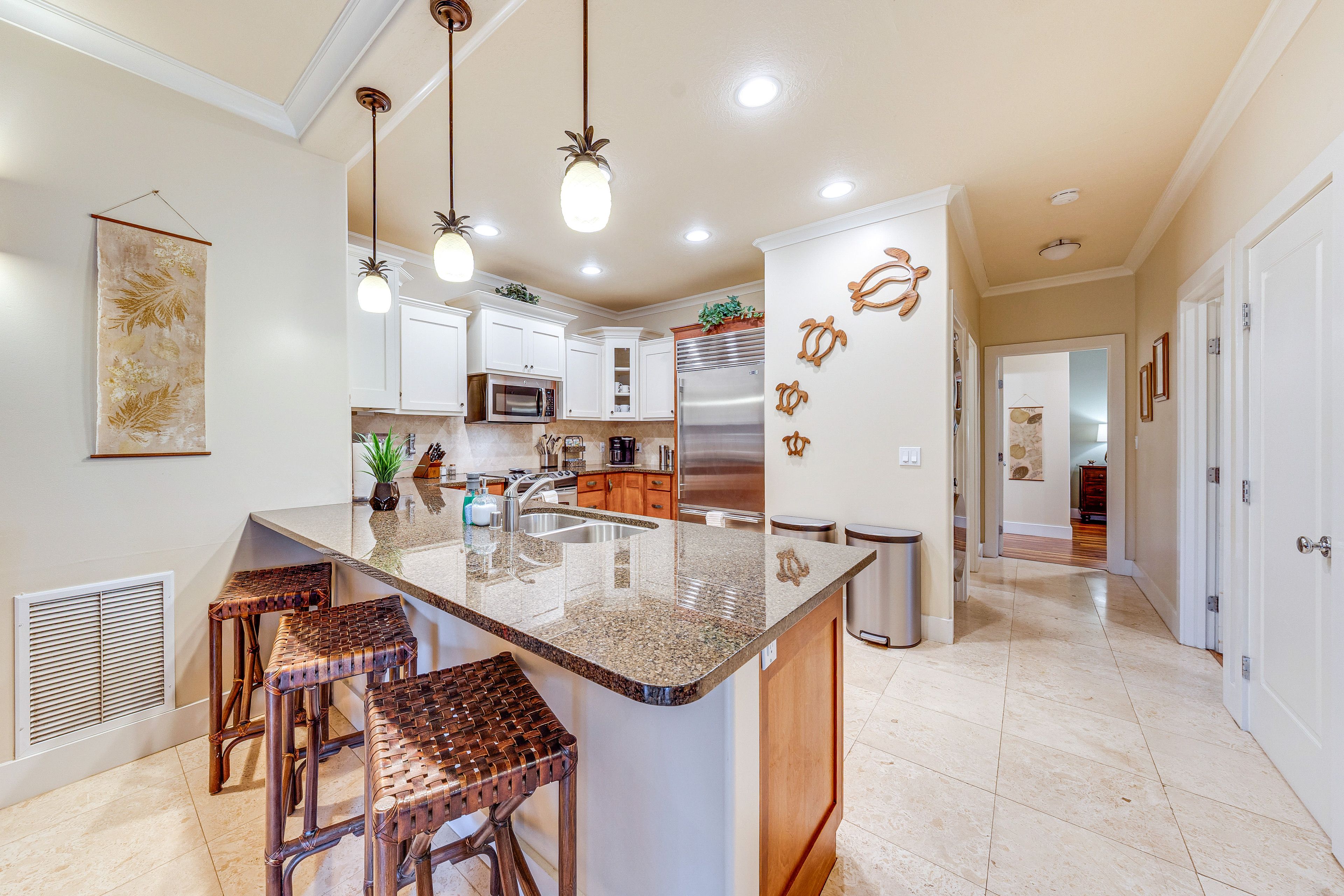 Kitchen | Refrigerator | Coffee Maker | Blender | Dishwasher | Laundry Area