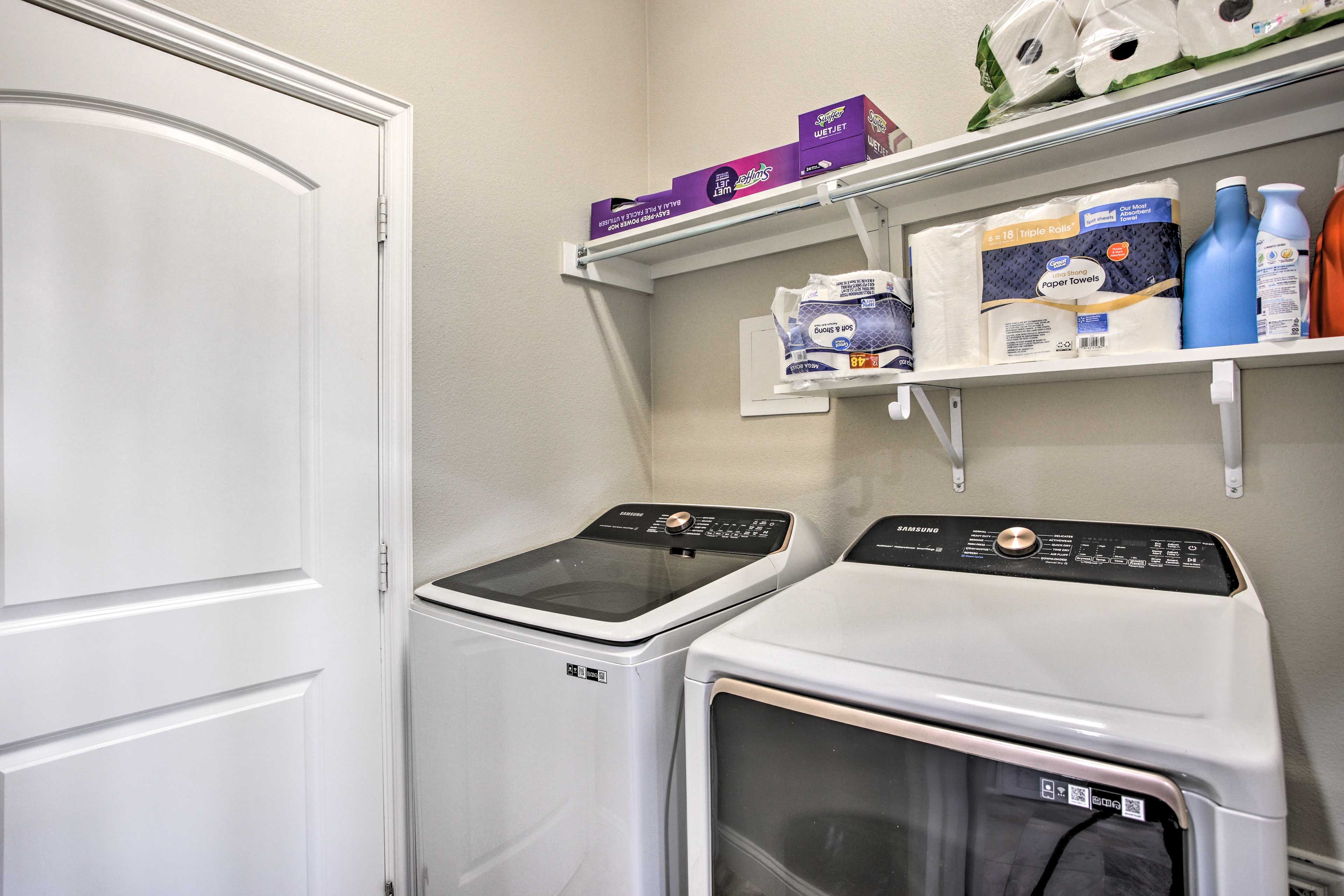 Laundry Area | Laundry Detergent | Clothes Steamer
