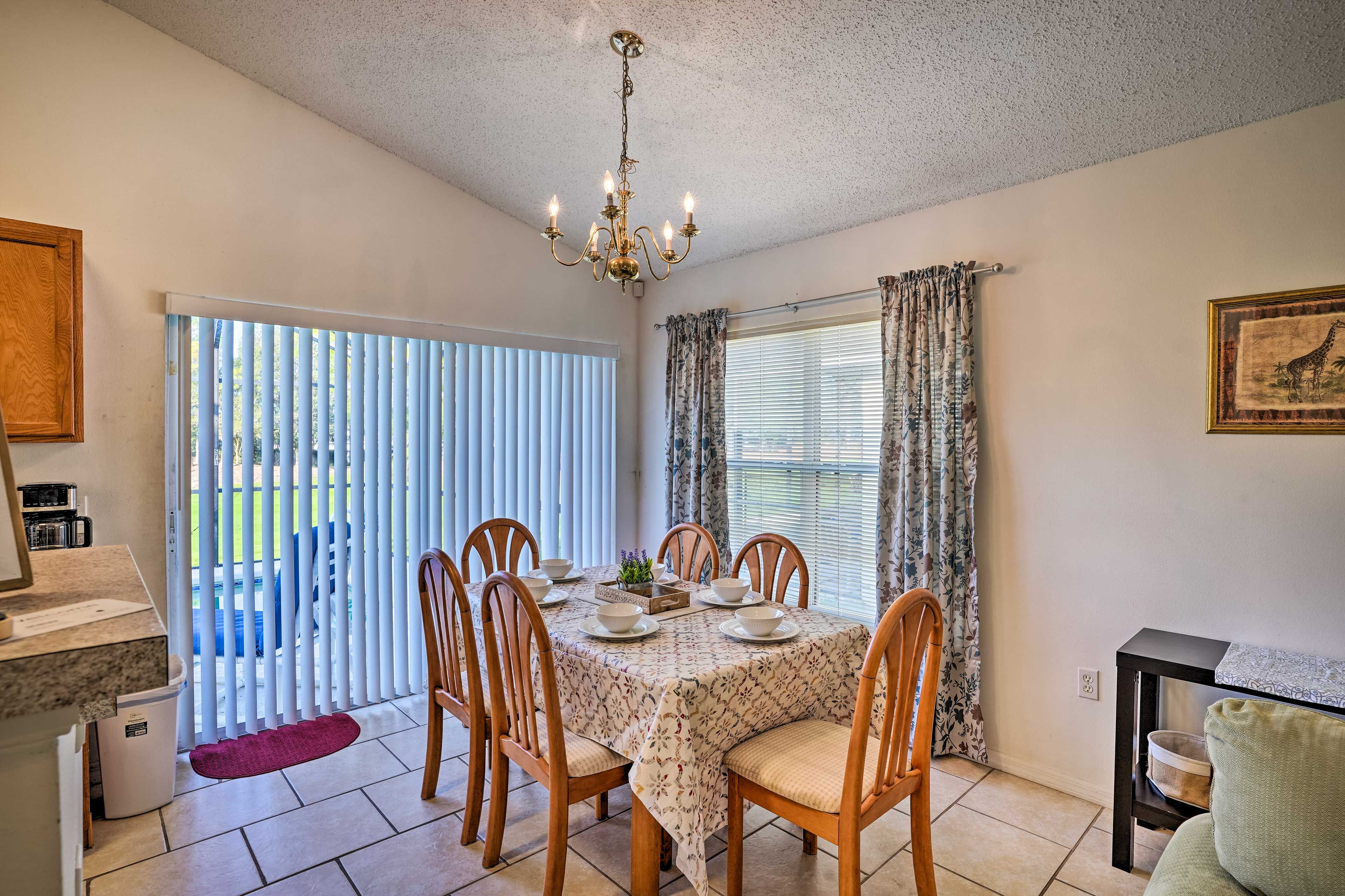 Dining Area | Dishware + Flatware Provided