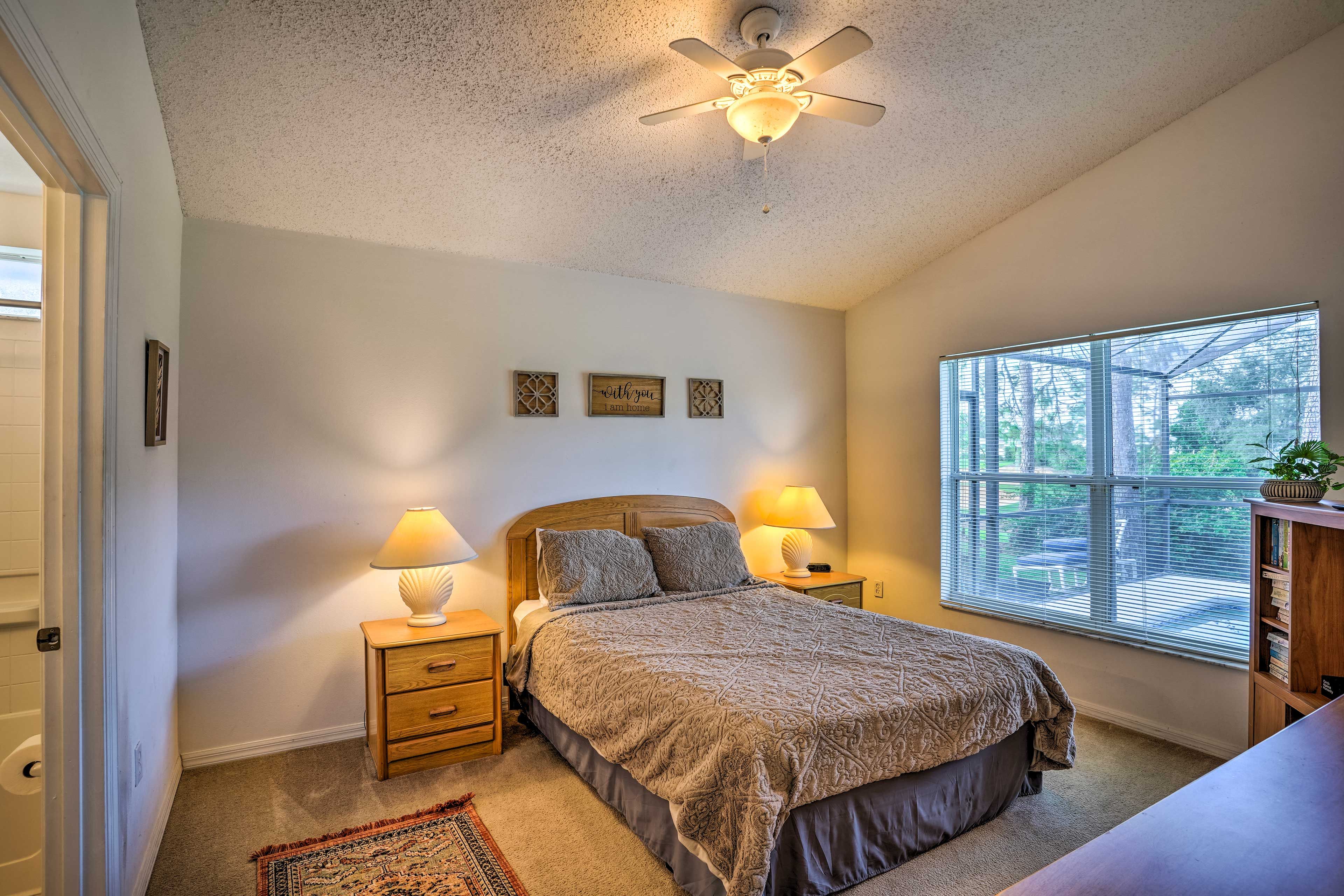 Bedroom 1 | Full Bed | Linens Provided
