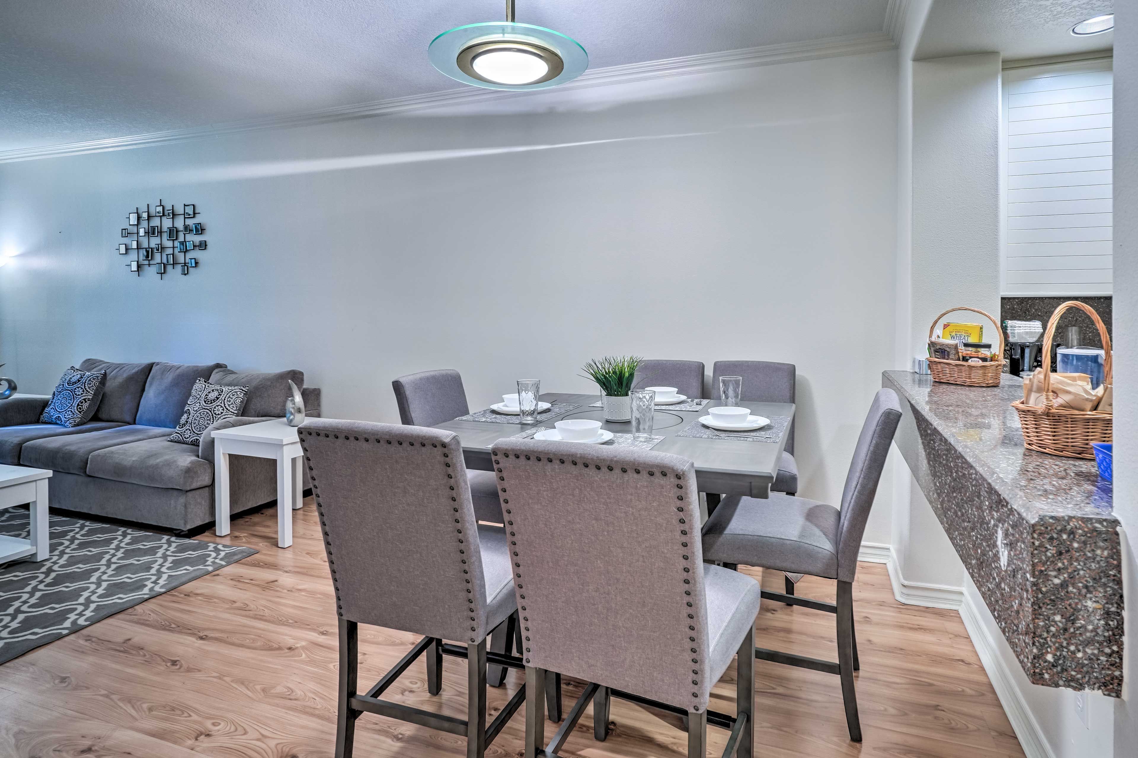 Dining Area | Fully Equipped Kitchen | Dishware & Flatware