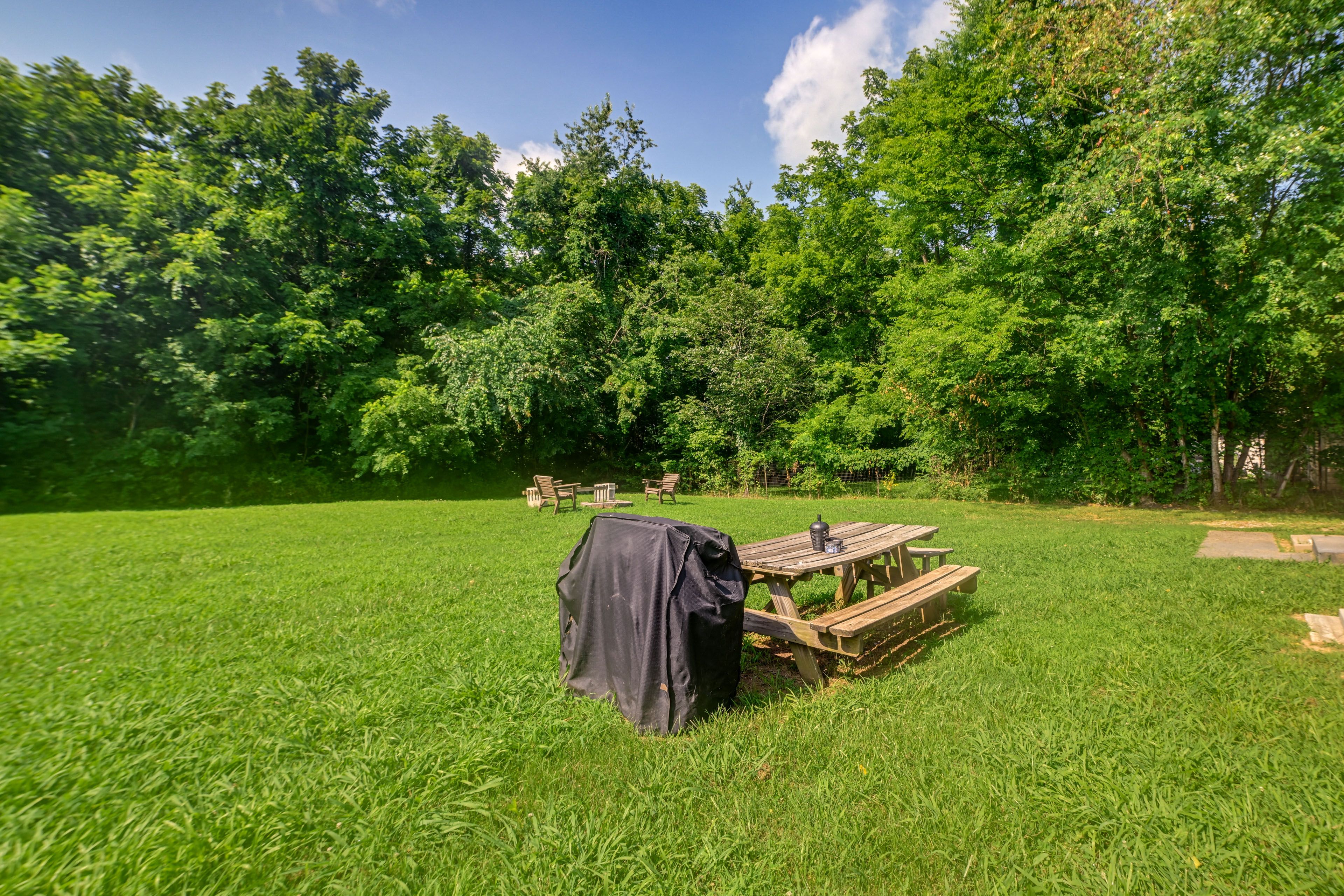 Private Backyard | Fire Pit