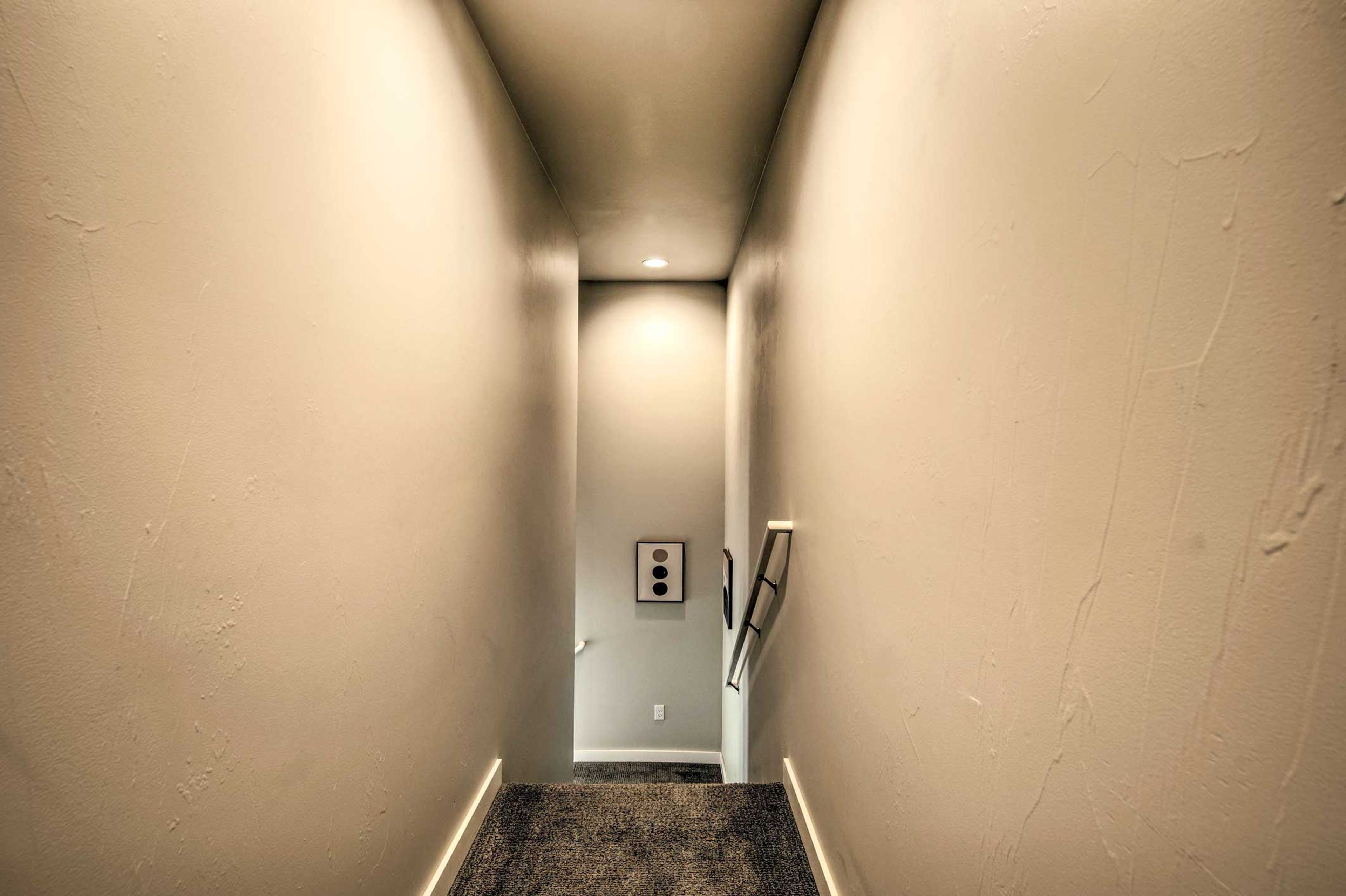 Hallway | Stairs Required to Access All Bedrooms