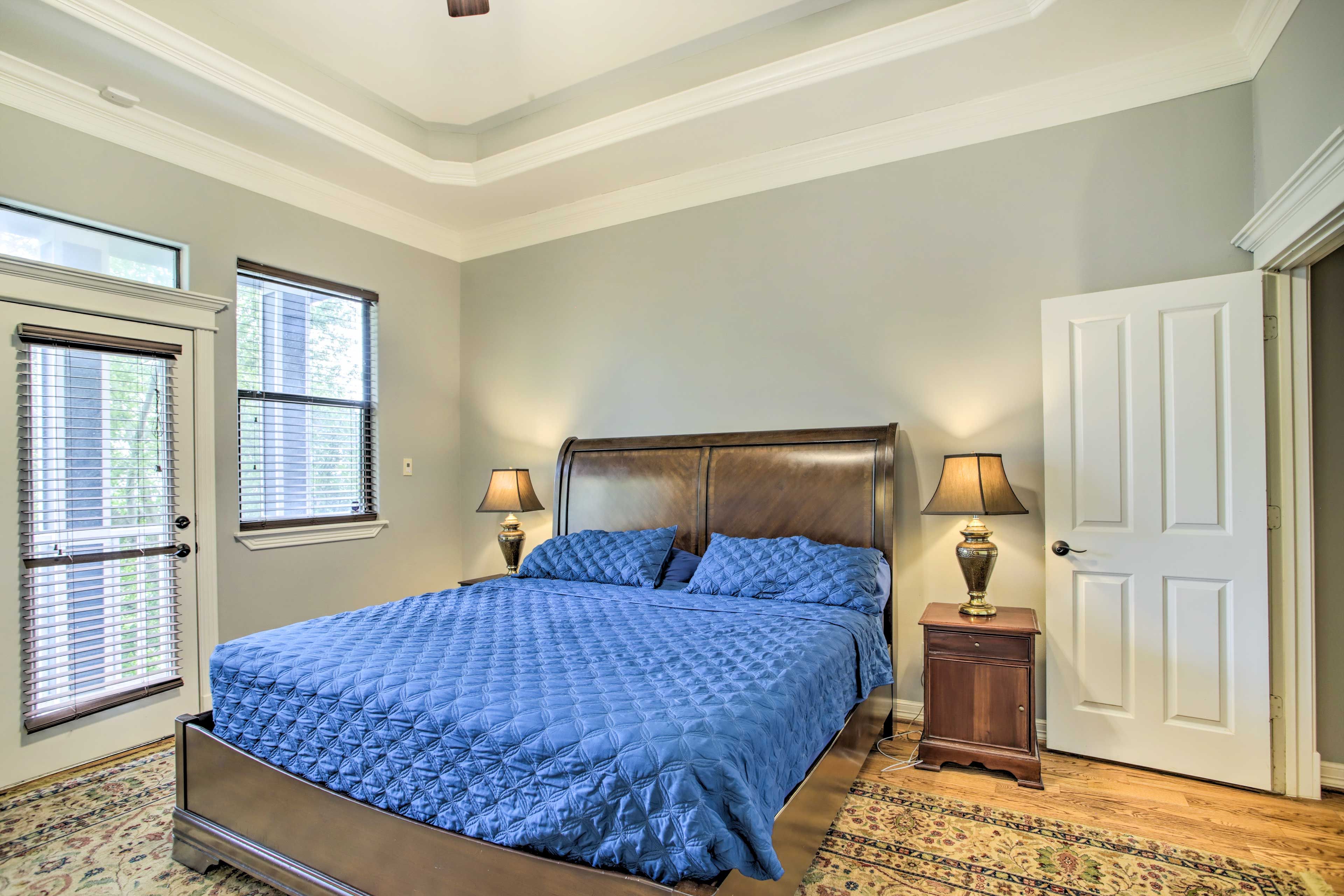 Bedroom 1 | King Bed | Private Balcony | En-Suite Bathroom