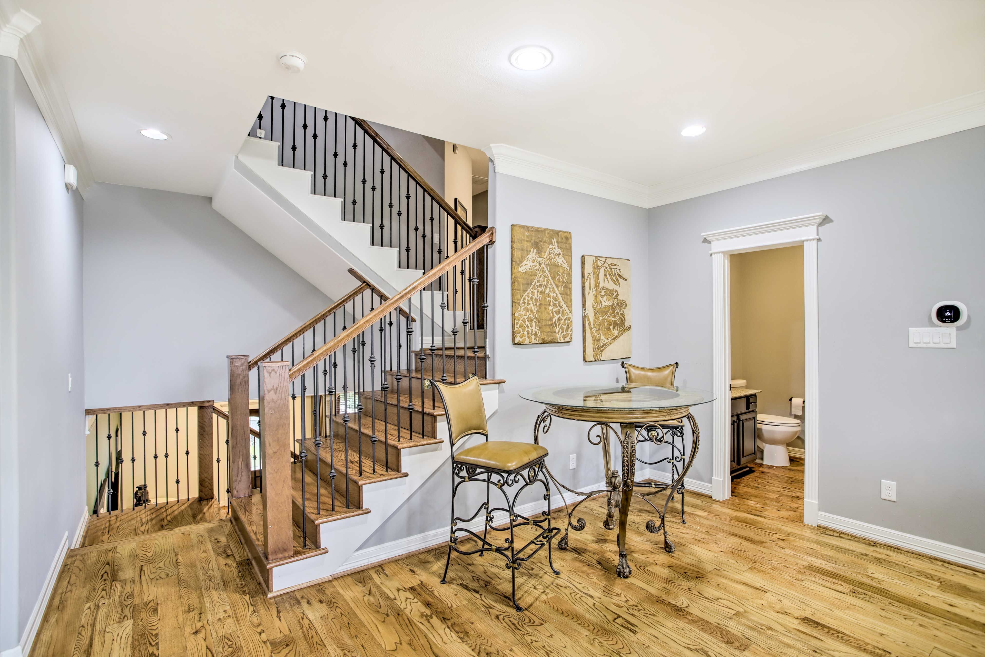 Dining Area | High-Top Table | Dining Table | Dishware & Flatware Provided