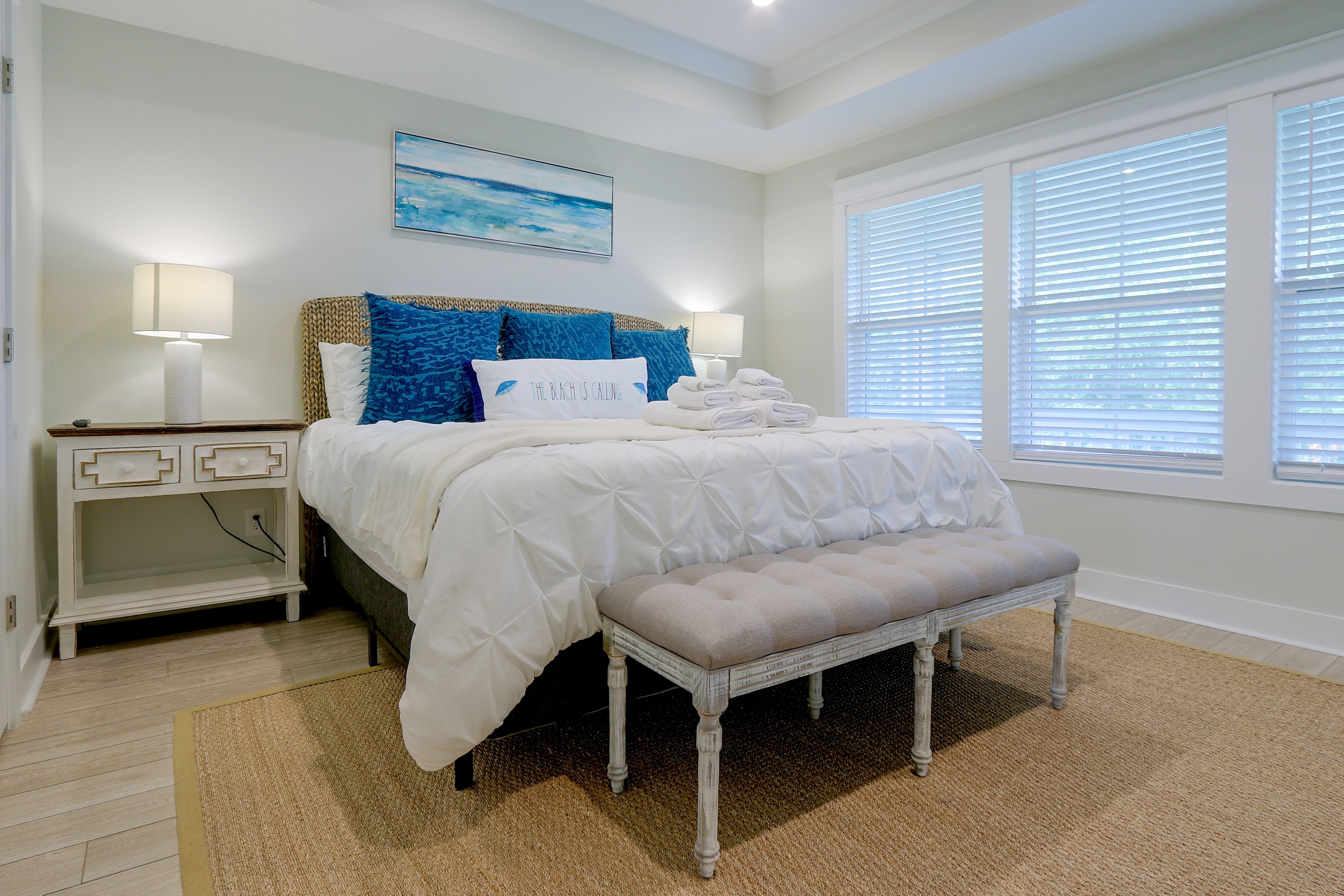 Bedroom 2 | King Bed | 3rd Floor | En-Suite Bathroom | Private Deck
