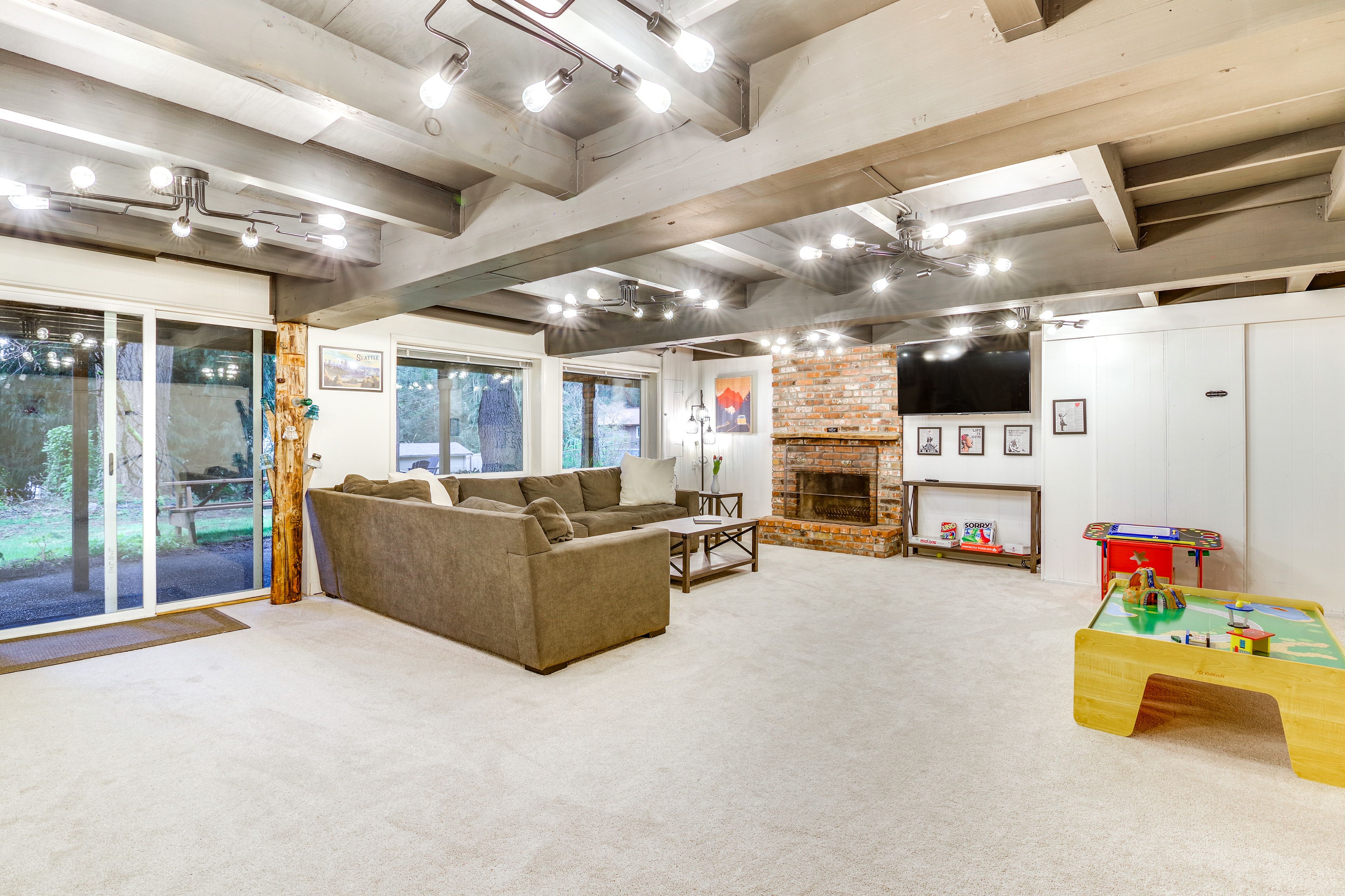 Walk-Out Basement | Board Games, Books, & Kid's Toys | Smart TV | DVD Player