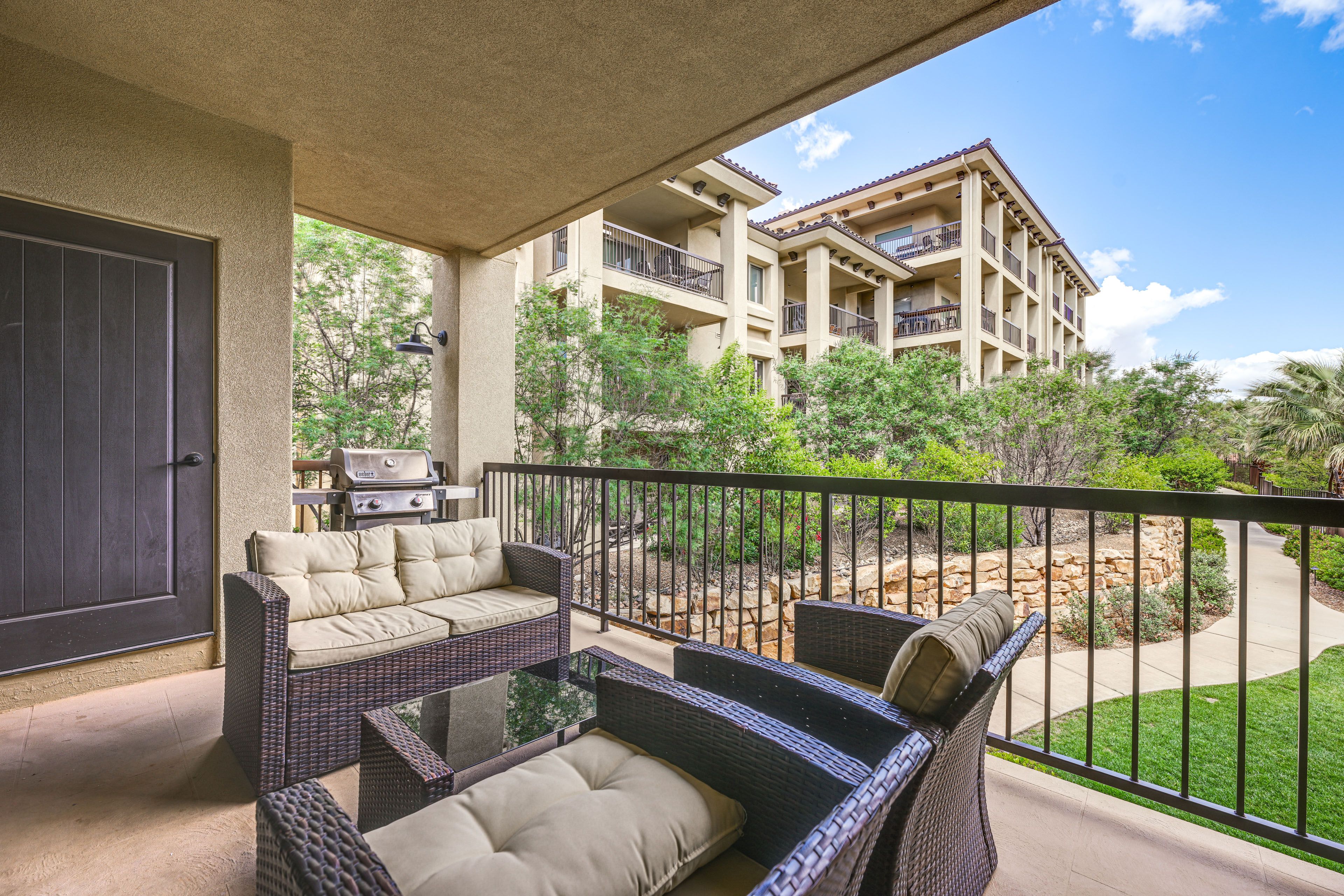 Furnished Balcony | Gas Grill