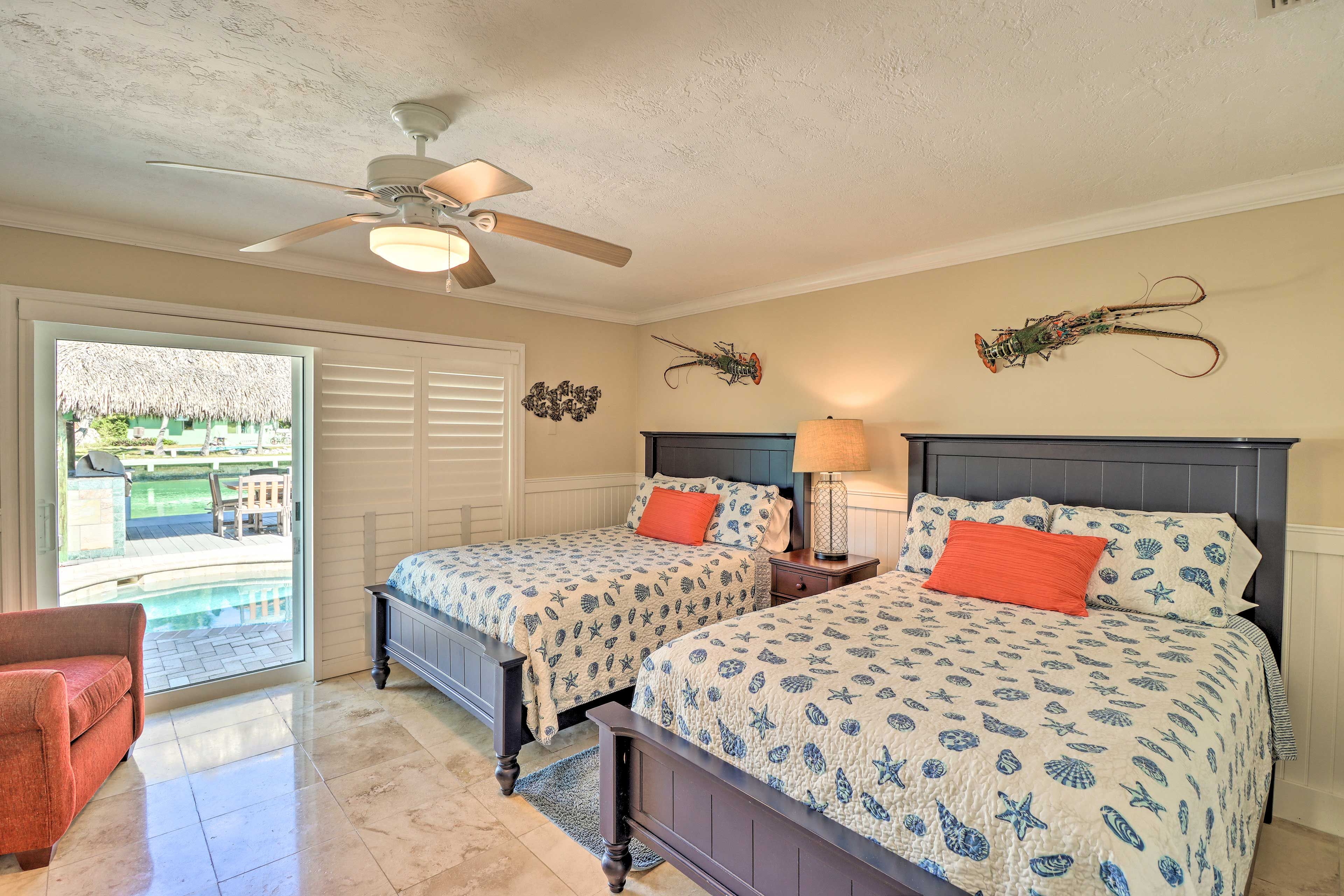 Bedroom 2 | 2 Queen Beds | Linens Provided