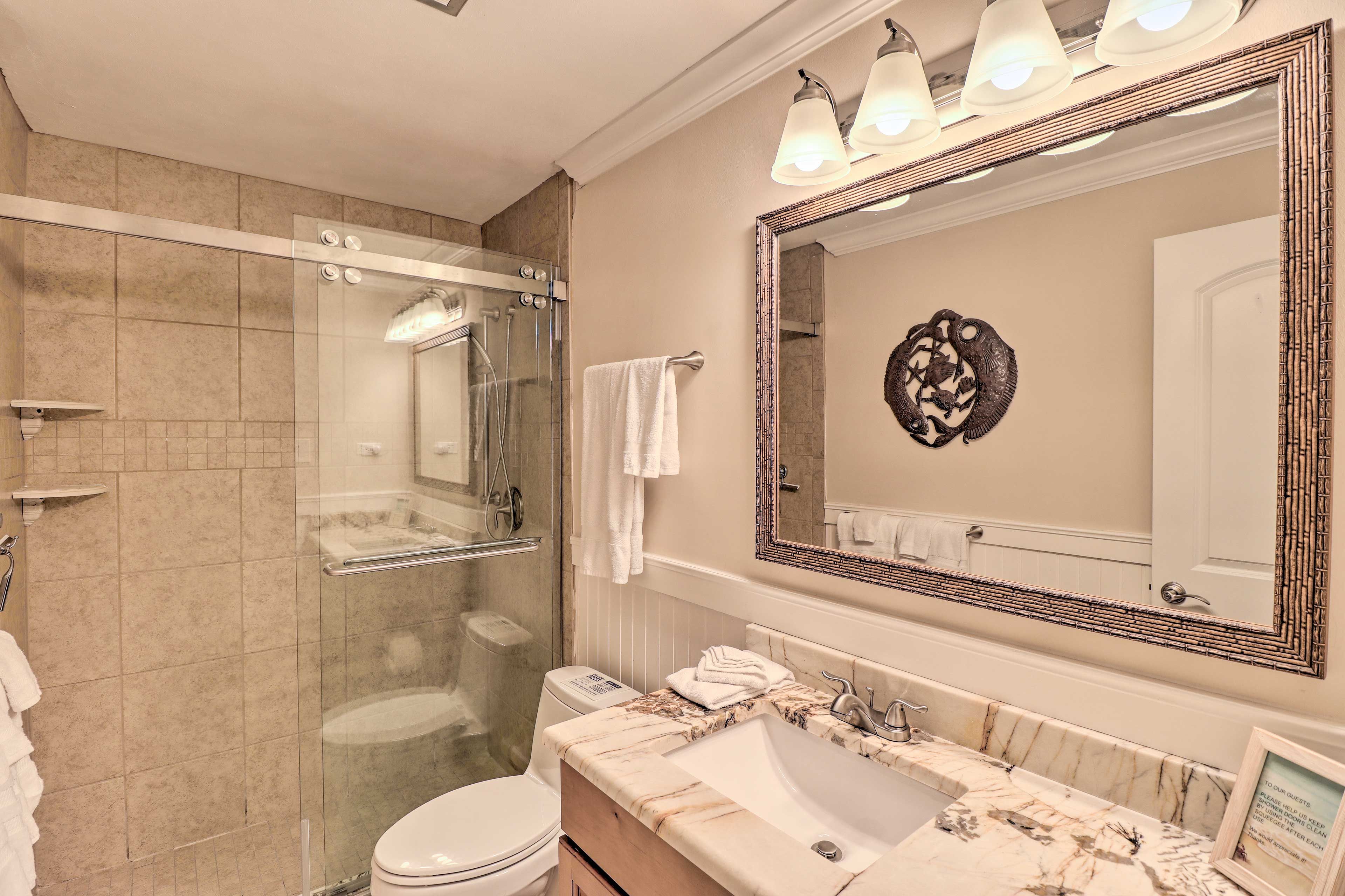 Full Bathroom | Grab Rail in Shower