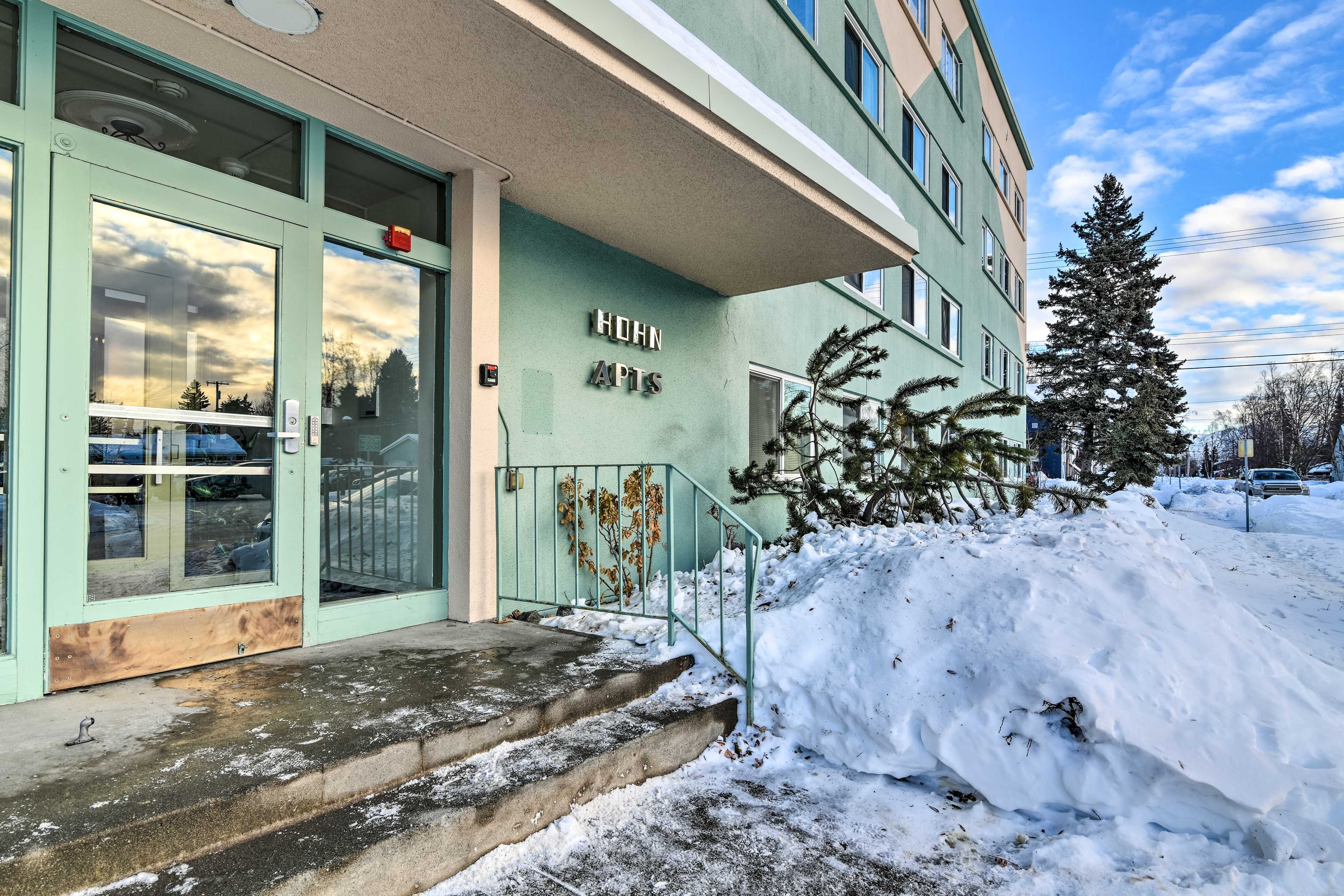 Condo Exterior | Parking | Designated Spot (1 Vehicle) | Free Street Parking
